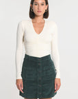 JUPE VELOURS SUZANNE EMERAUDE JUPE SPORTWEAR KOOKAI Mode Kookai
