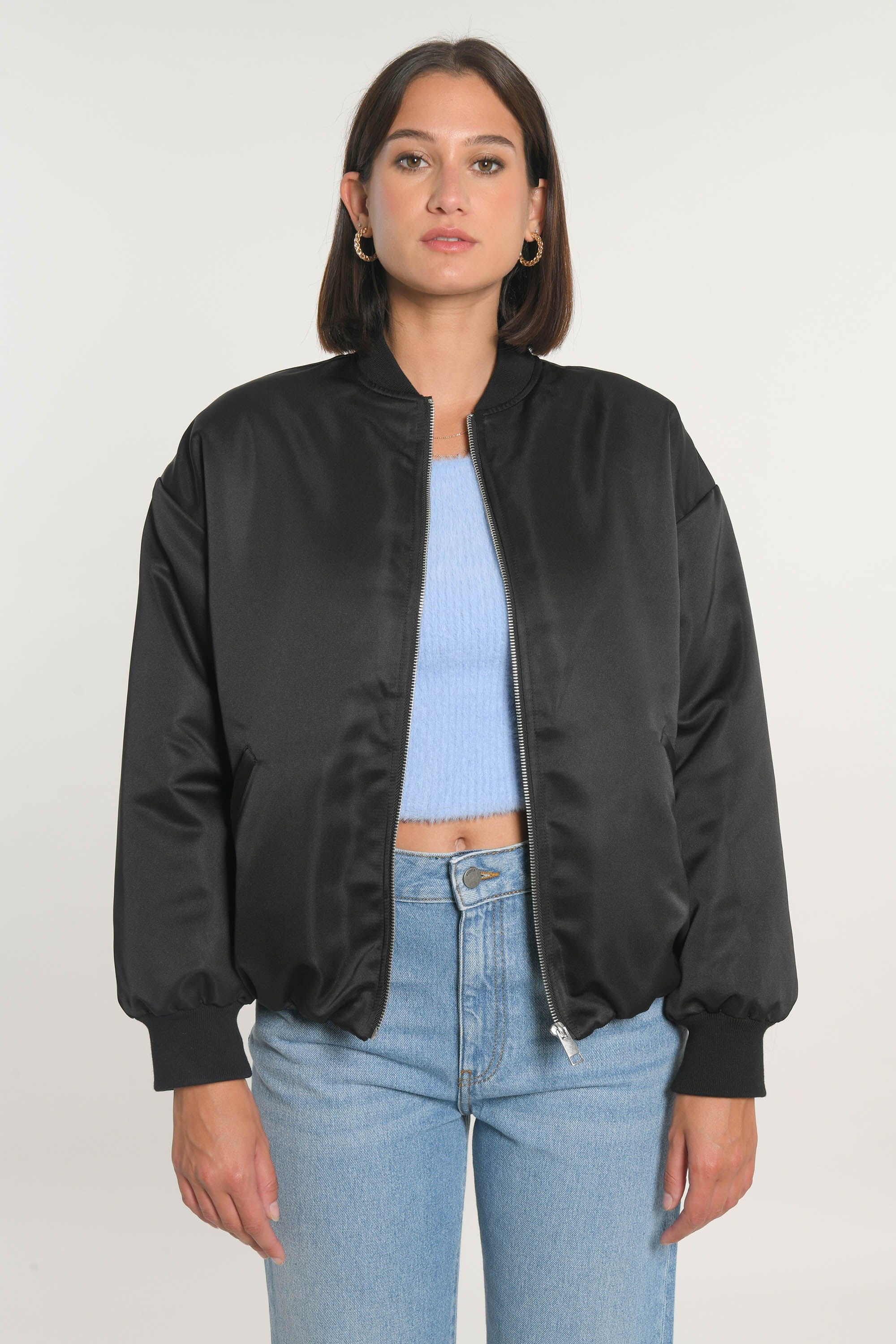 LUISA - BOMBERS - NOIR VESTE KOOKAI Mode Kookai