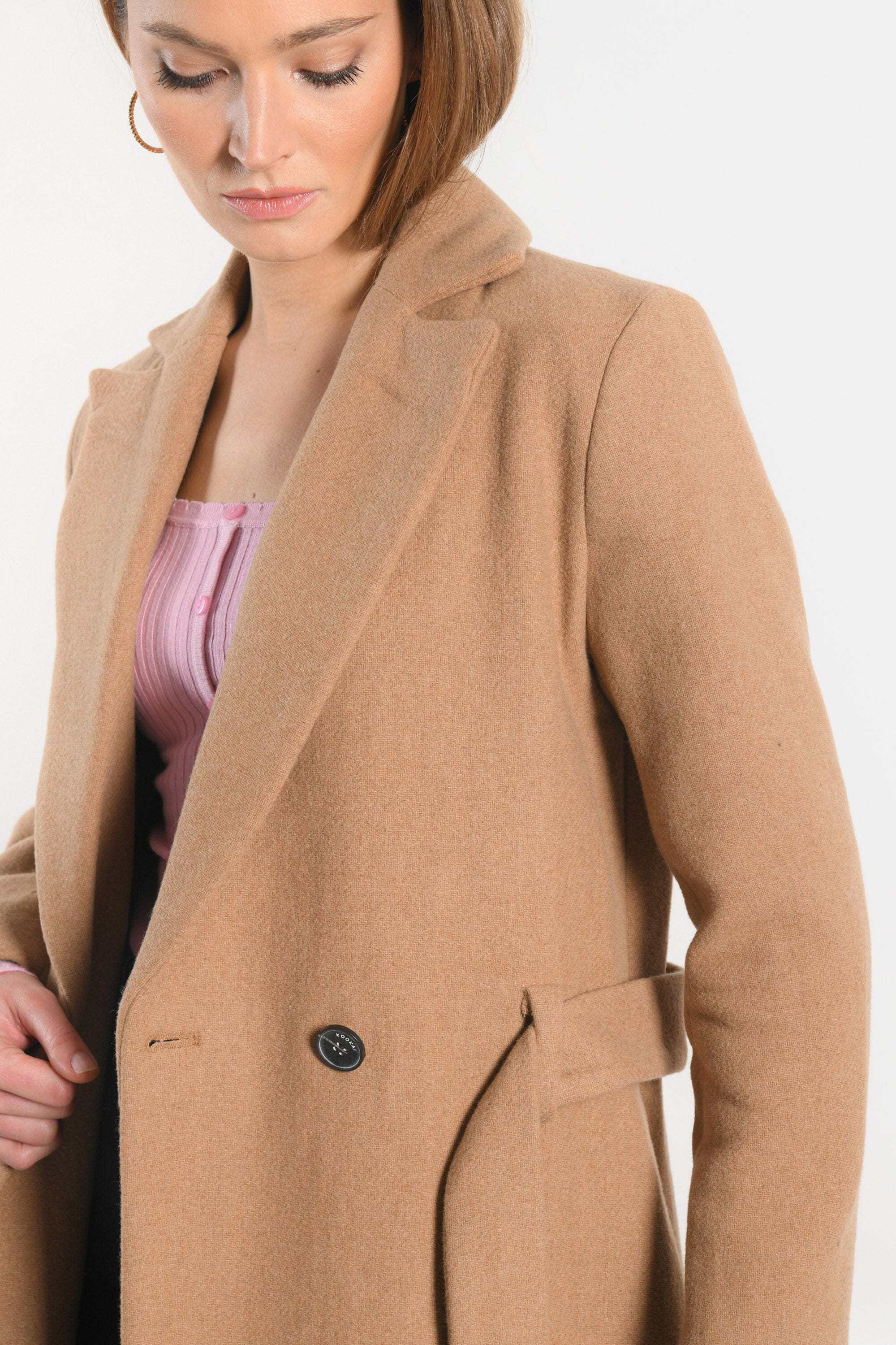 MANTEAU - ASTRID - CAMEL MANTEAU KOOKAI Mode Kookai