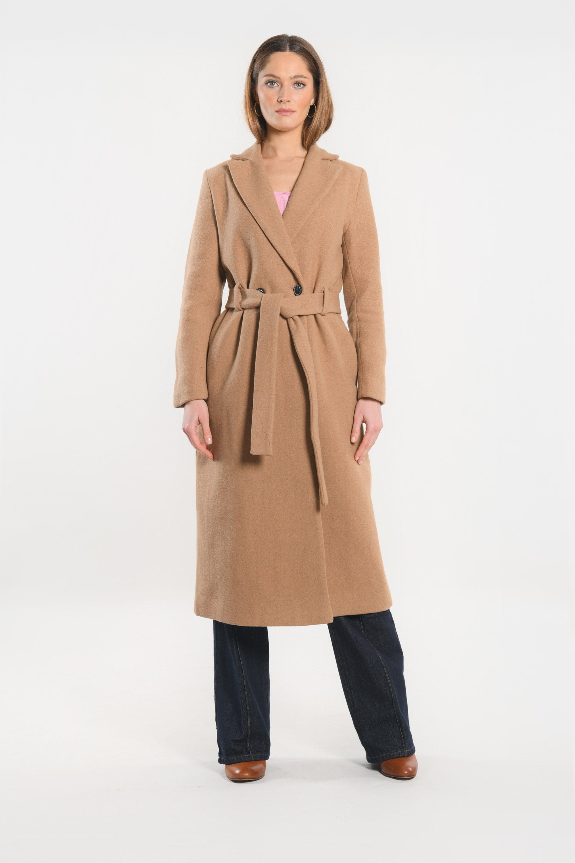 MANTEAU - ASTRID - CAMEL MANTEAU KOOKAI Mode Kookai