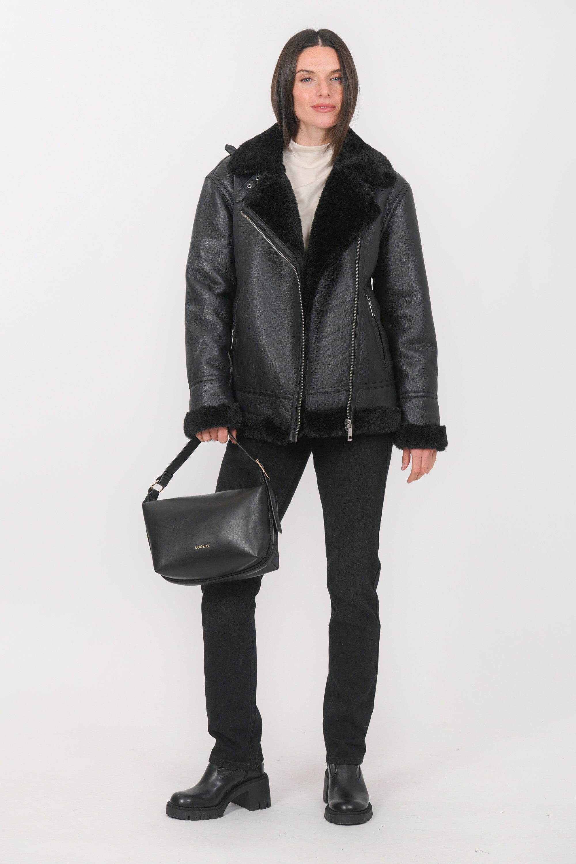 MANTEAU - BALTHUS - NOIR MANTEAU NEW KOOKAI Mode Kookai