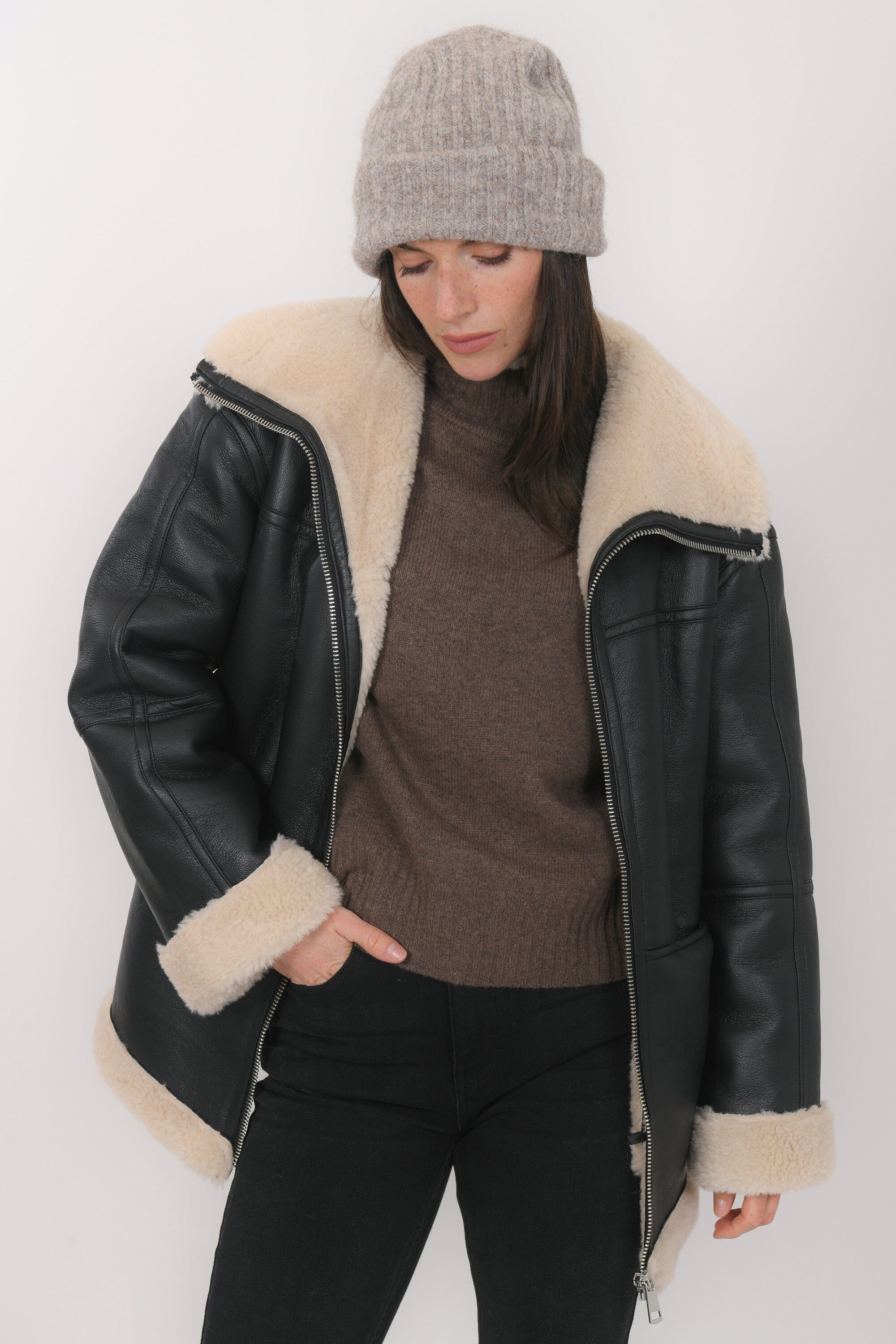 MANTEAU - BALTIMORE - NOIR MANTEAU NEW KOOKAI Mode Kookai