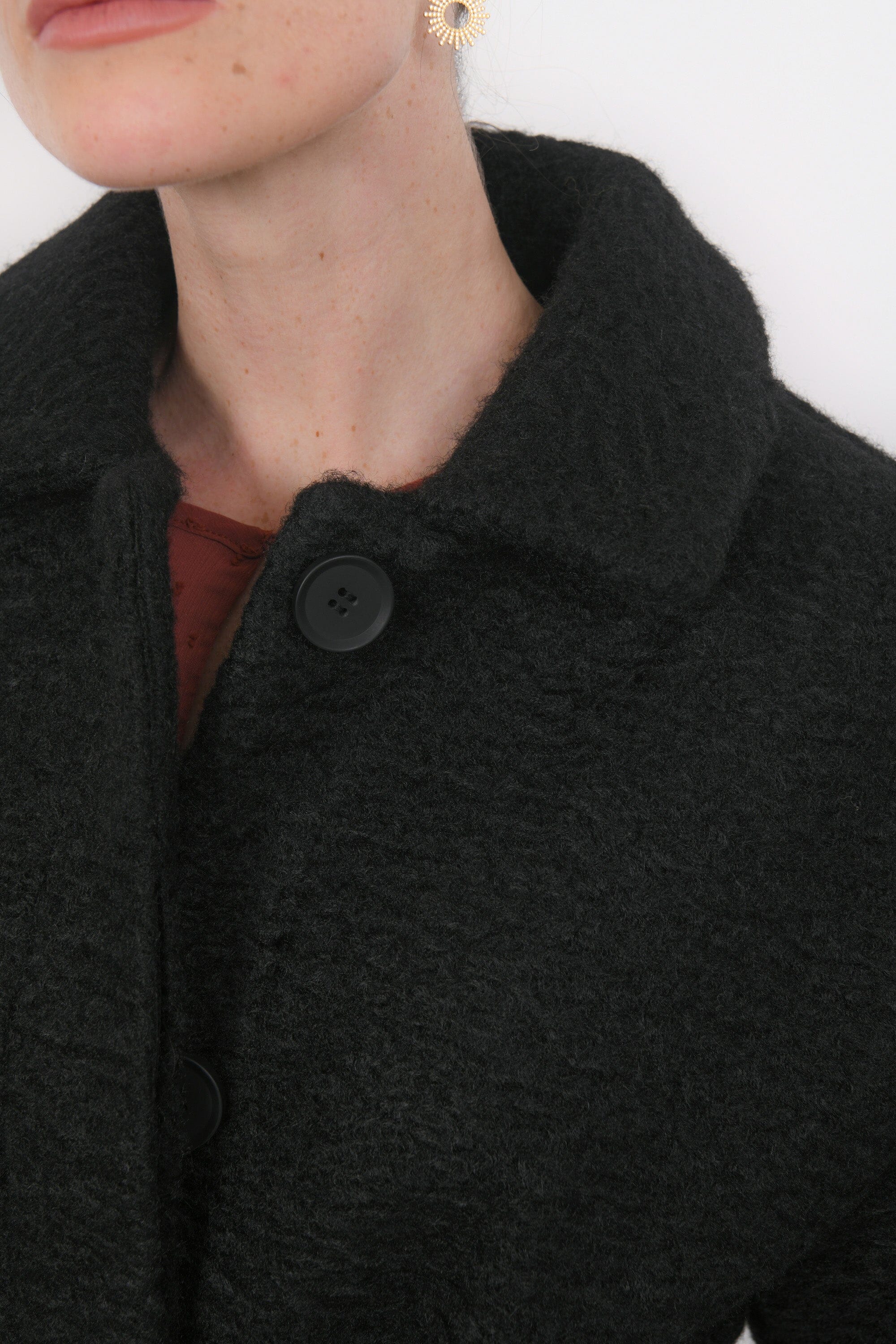 MANTEAU - BARTON - NOIR MANTEAU NEW KOOKAI Mode Kookai