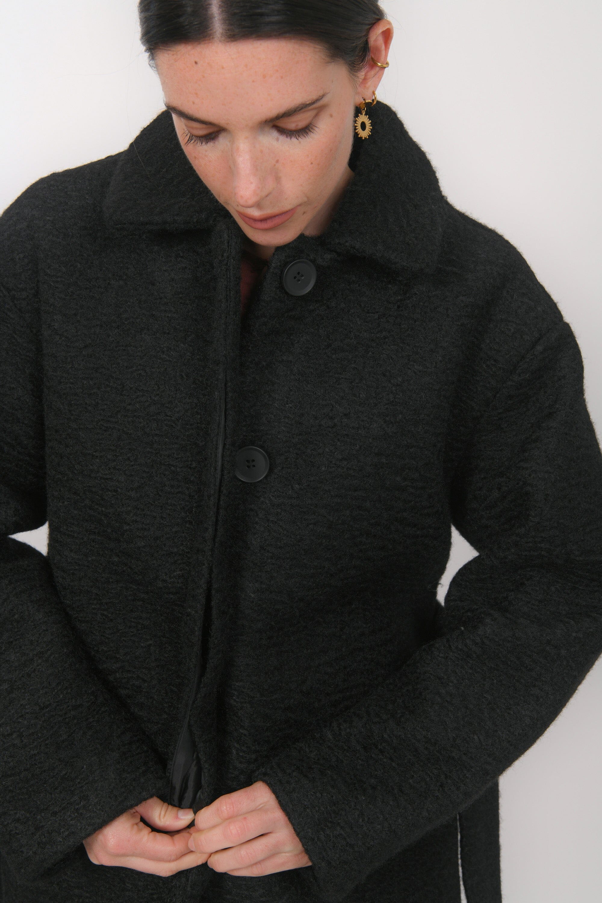 MANTEAU - BARTON - NOIR MANTEAU NEW KOOKAI Mode Kookai