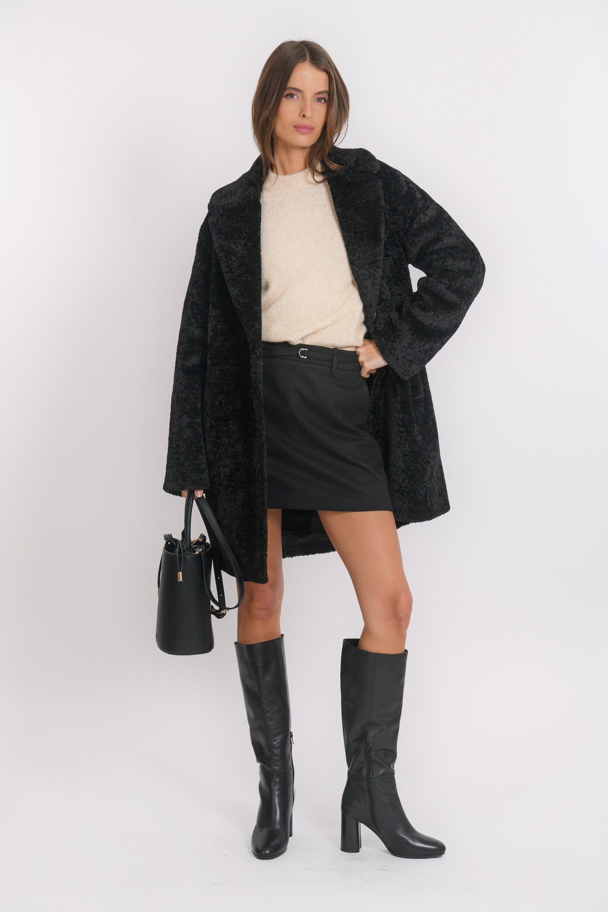 MANTEAU - BELFAST - NOIR MANTEAU NEW KOOKAI Mode Kookai