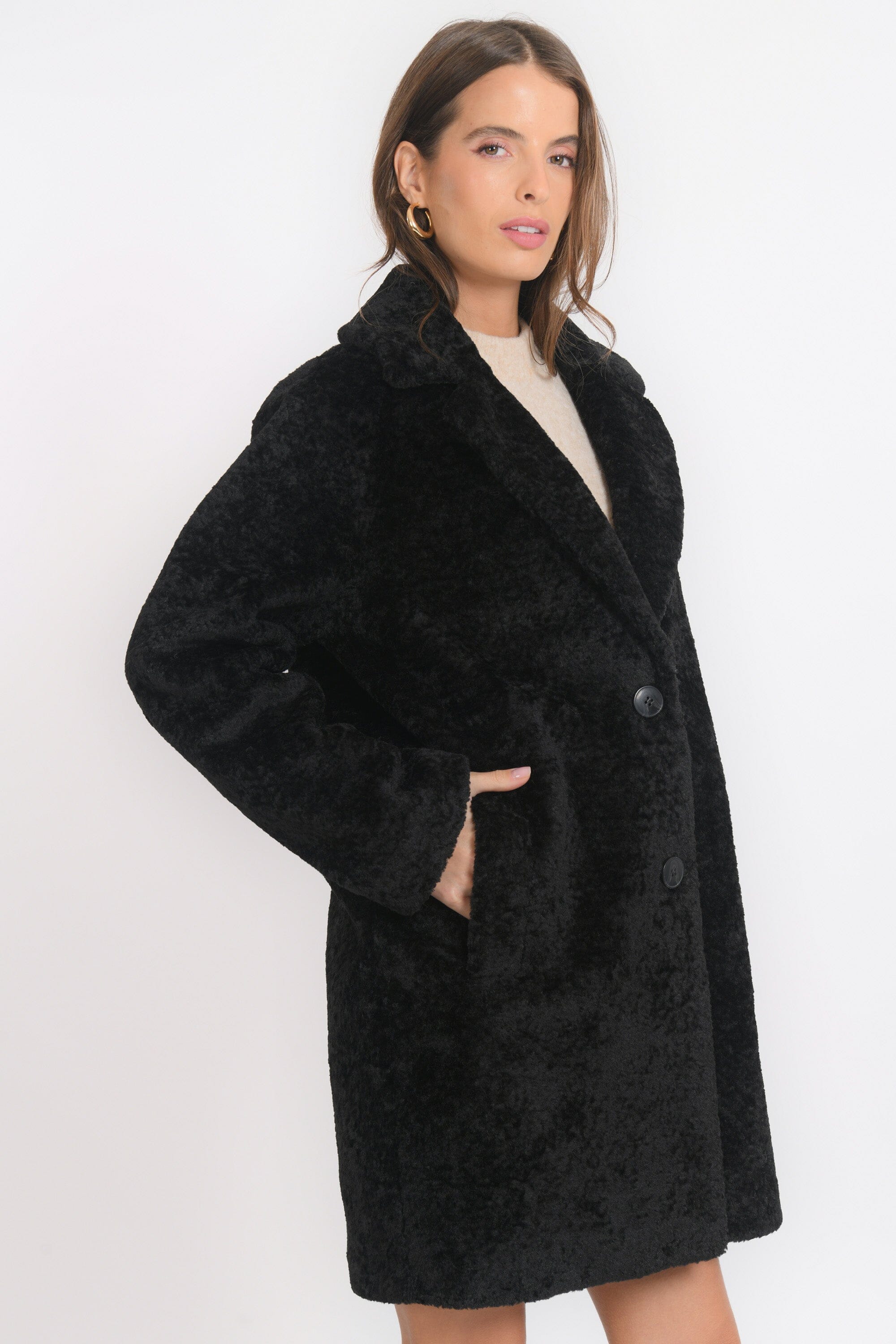 MANTEAU - BELFAST - NOIR MANTEAU NEW KOOKAI Mode Kookai