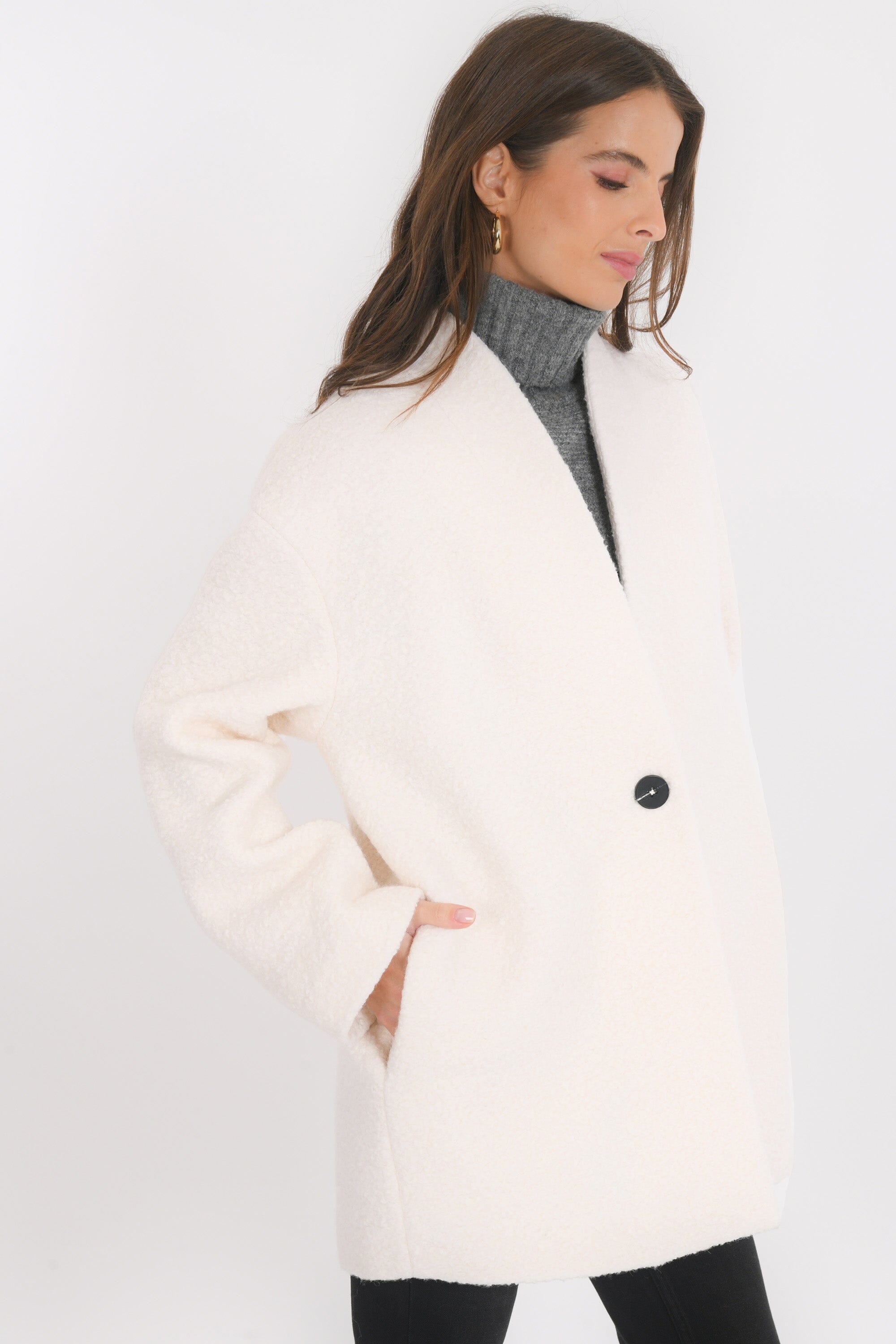 MANTEAU - BIRDIE - CREME MANTEAU NEW KOOKAI Mode Kookai