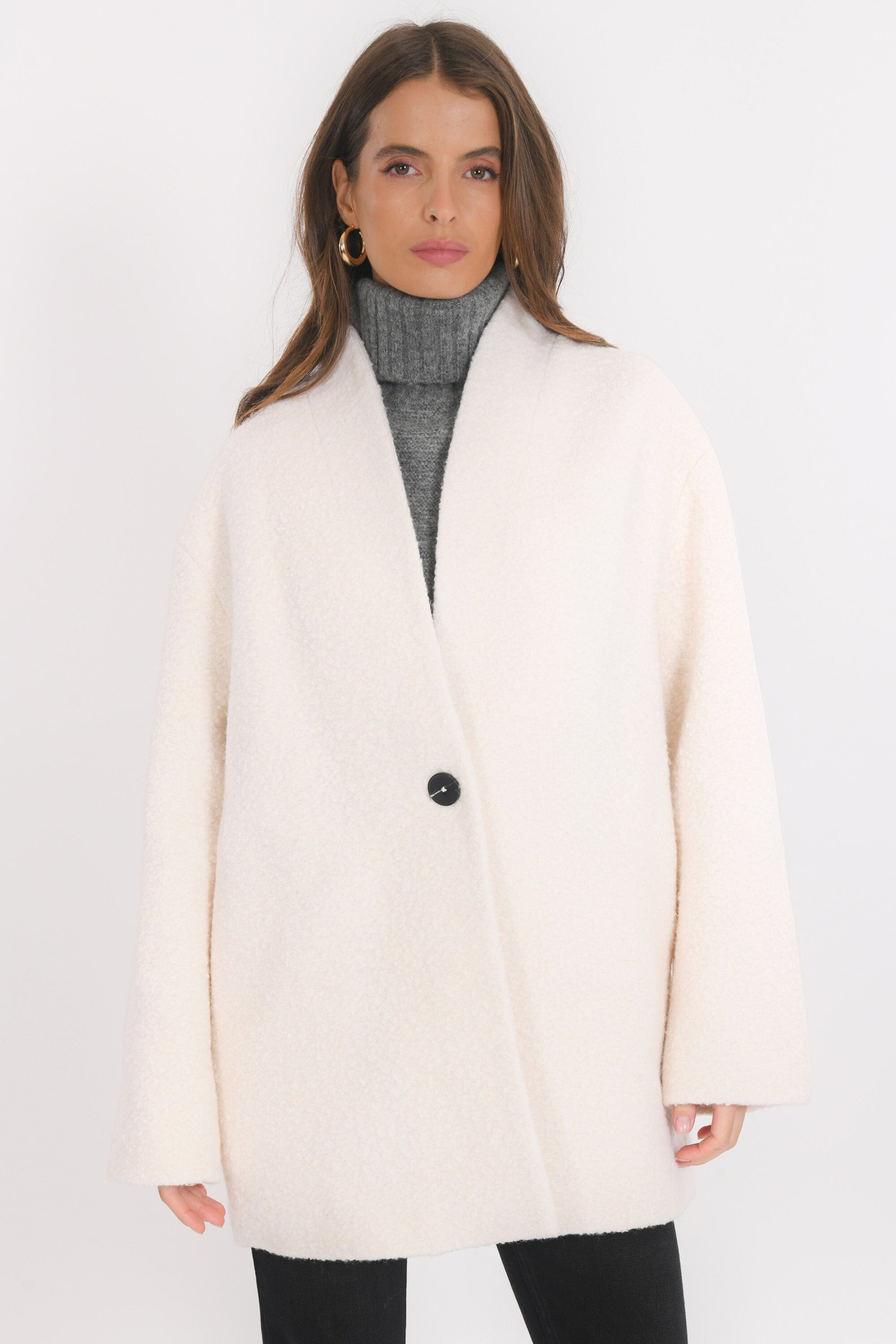 MANTEAU - BIRDIE - CREME MANTEAU NEW KOOKAI Mode Kookai