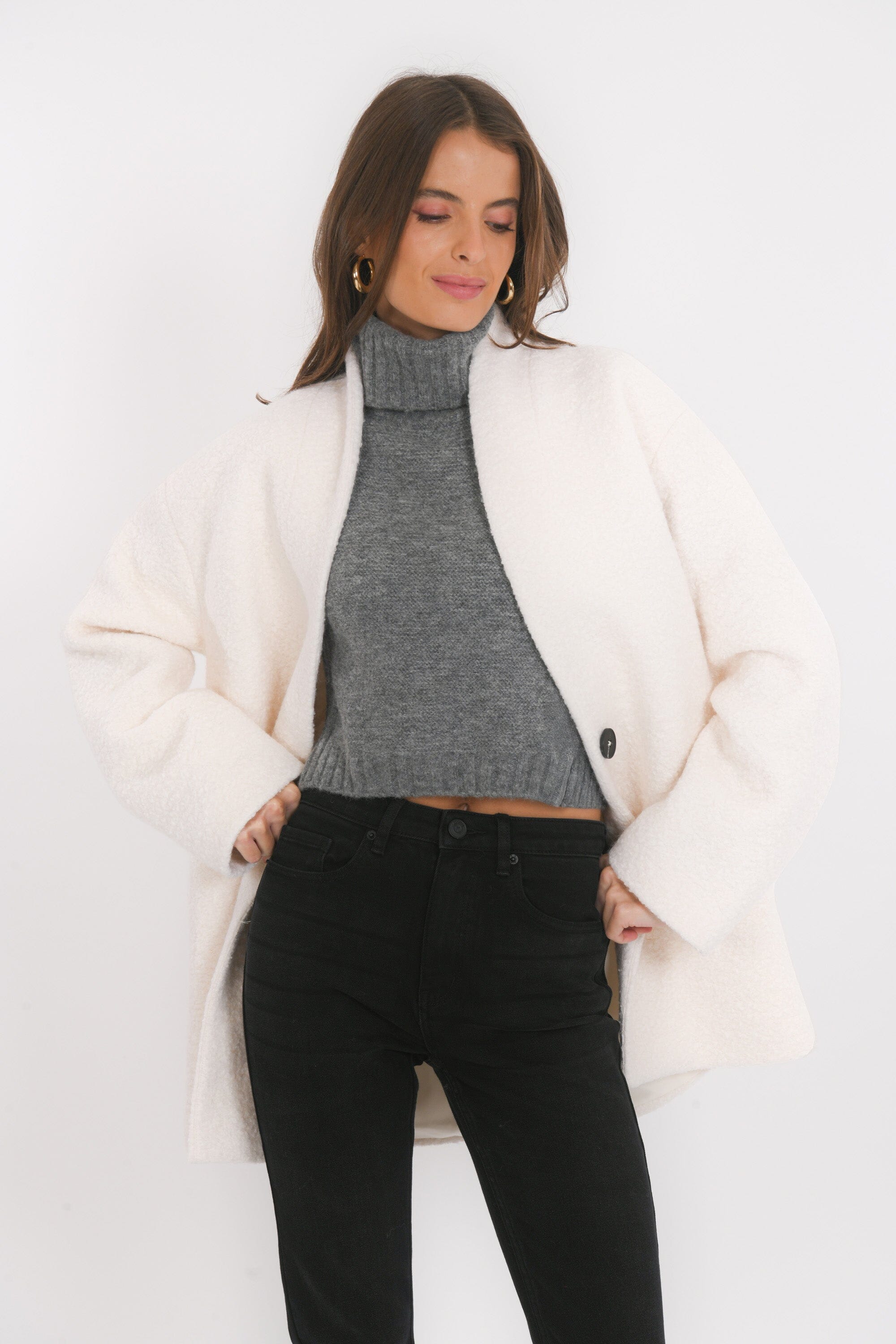 MANTEAU - BIRDIE - CREME MANTEAU NEW KOOKAI Mode Kookai