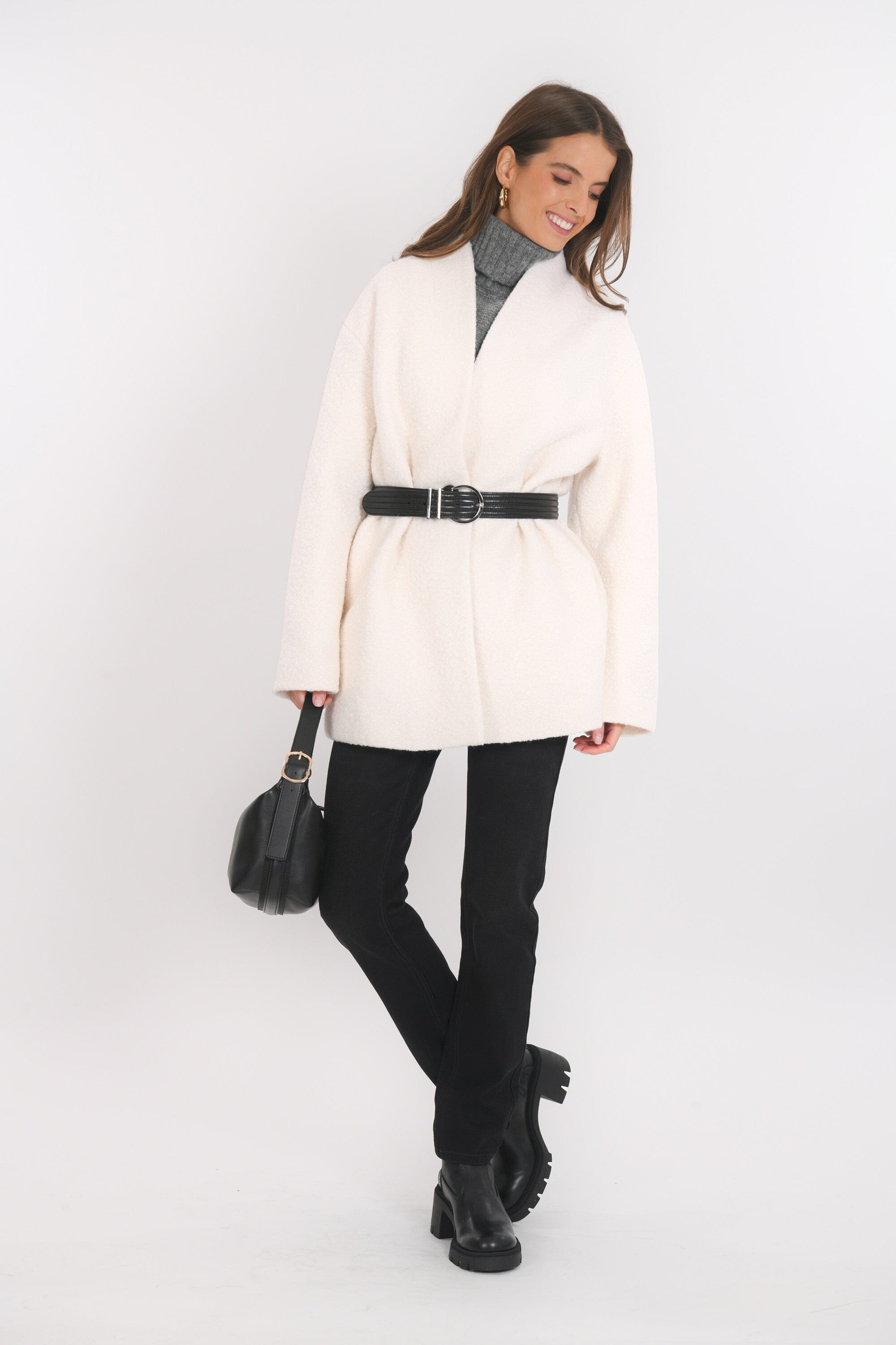 MANTEAU - BIRDIE - CREME MANTEAU NEW KOOKAI Mode Kookai