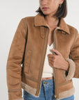 MANTEAU BLOUSON - VANESSA - TAUPE MANTEAU KOOKAI Mode Kookai