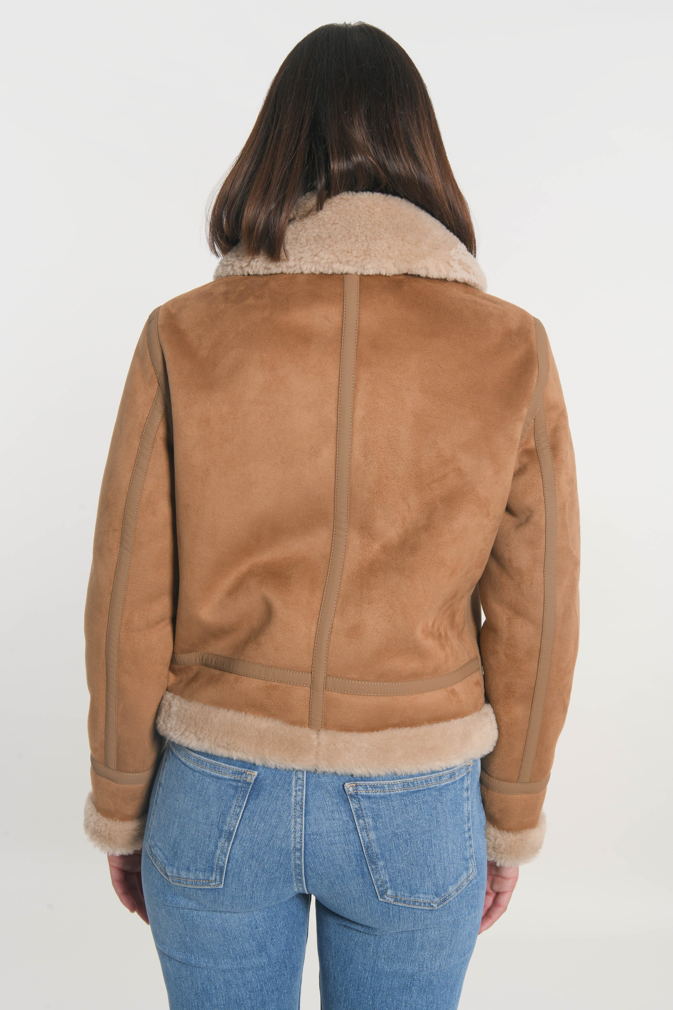 MANTEAU BLOUSON - VANESSA - TAUPE MANTEAU KOOKAI Mode Kookai