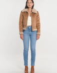 MANTEAU BLOUSON - VANESSA - TAUPE MANTEAU KOOKAI Mode Kookai