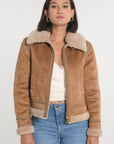 MANTEAU BLOUSON - VANESSA - TAUPE MANTEAU KOOKAI Mode Kookai