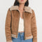 MANTEAU BLOUSON - VANESSA - TAUPE MANTEAU KOOKAI Mode Kookai