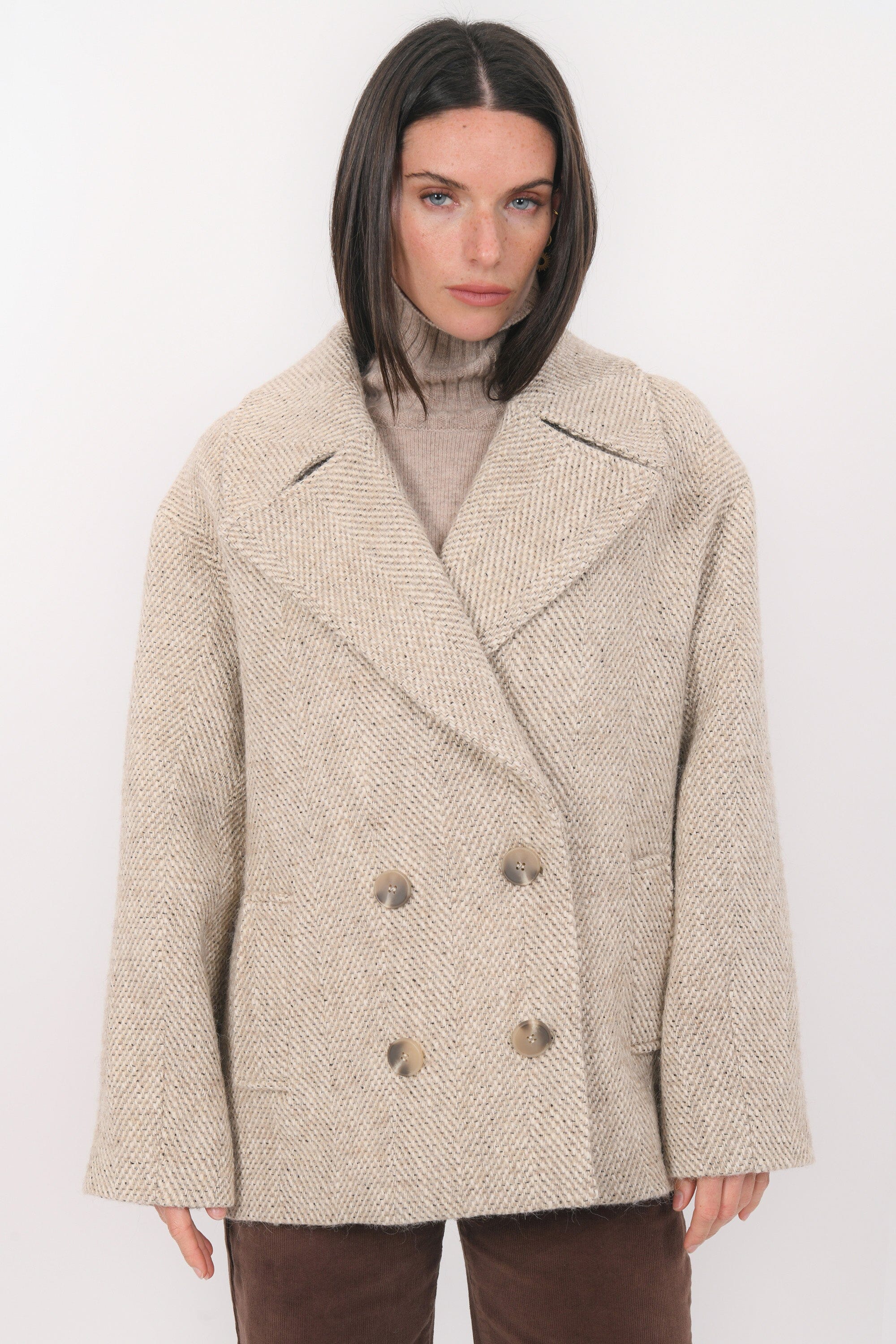 MANTEAU COURT - BAPTISTA - BEIGE MANTEAU NEW KOOKAI Mode Kookai
