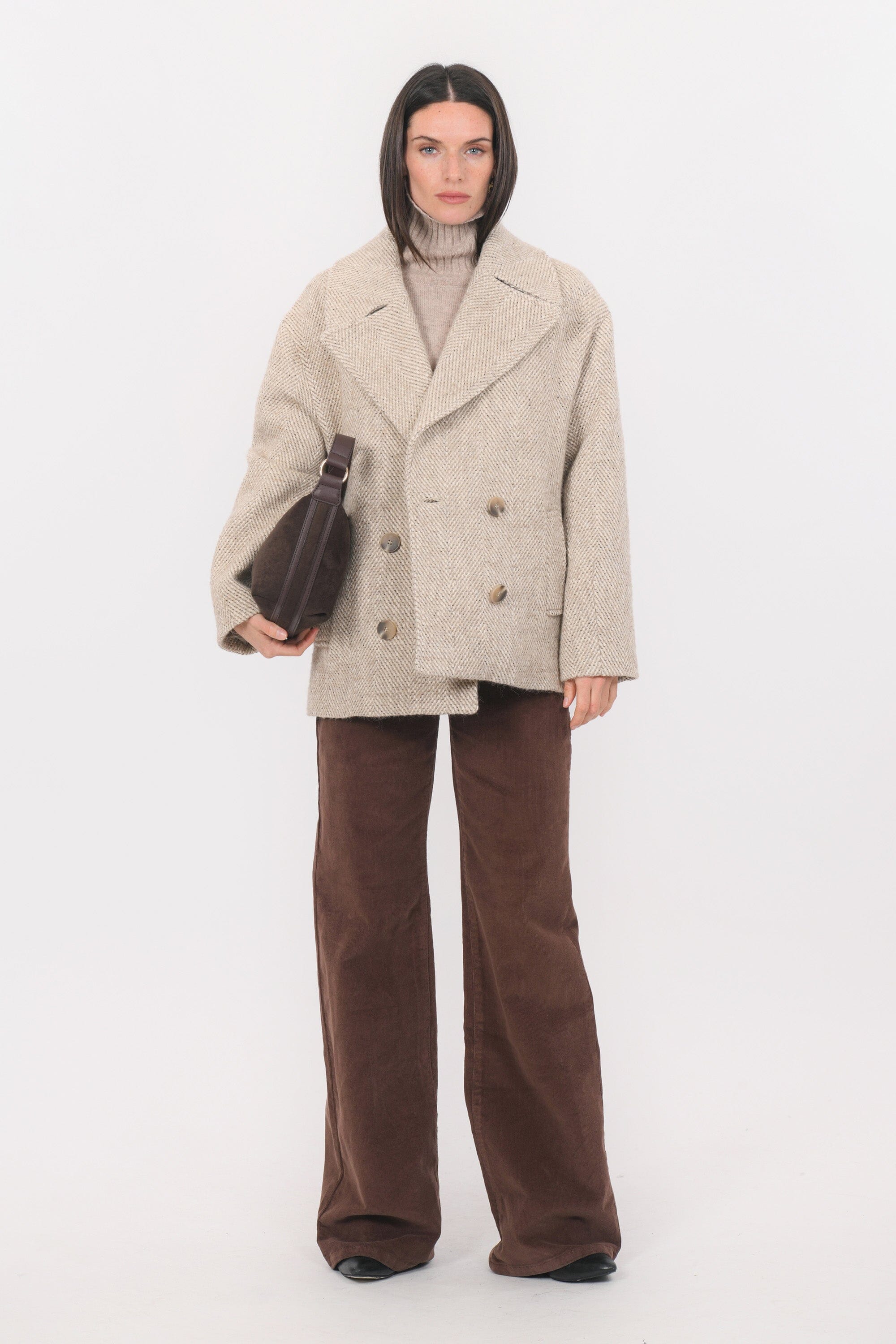 MANTEAU COURT - BAPTISTA - BEIGE MANTEAU NEW KOOKAI Mode Kookai