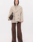 MANTEAU COURT - BAPTISTA - BEIGE MANTEAU NEW KOOKAI Mode Kookai