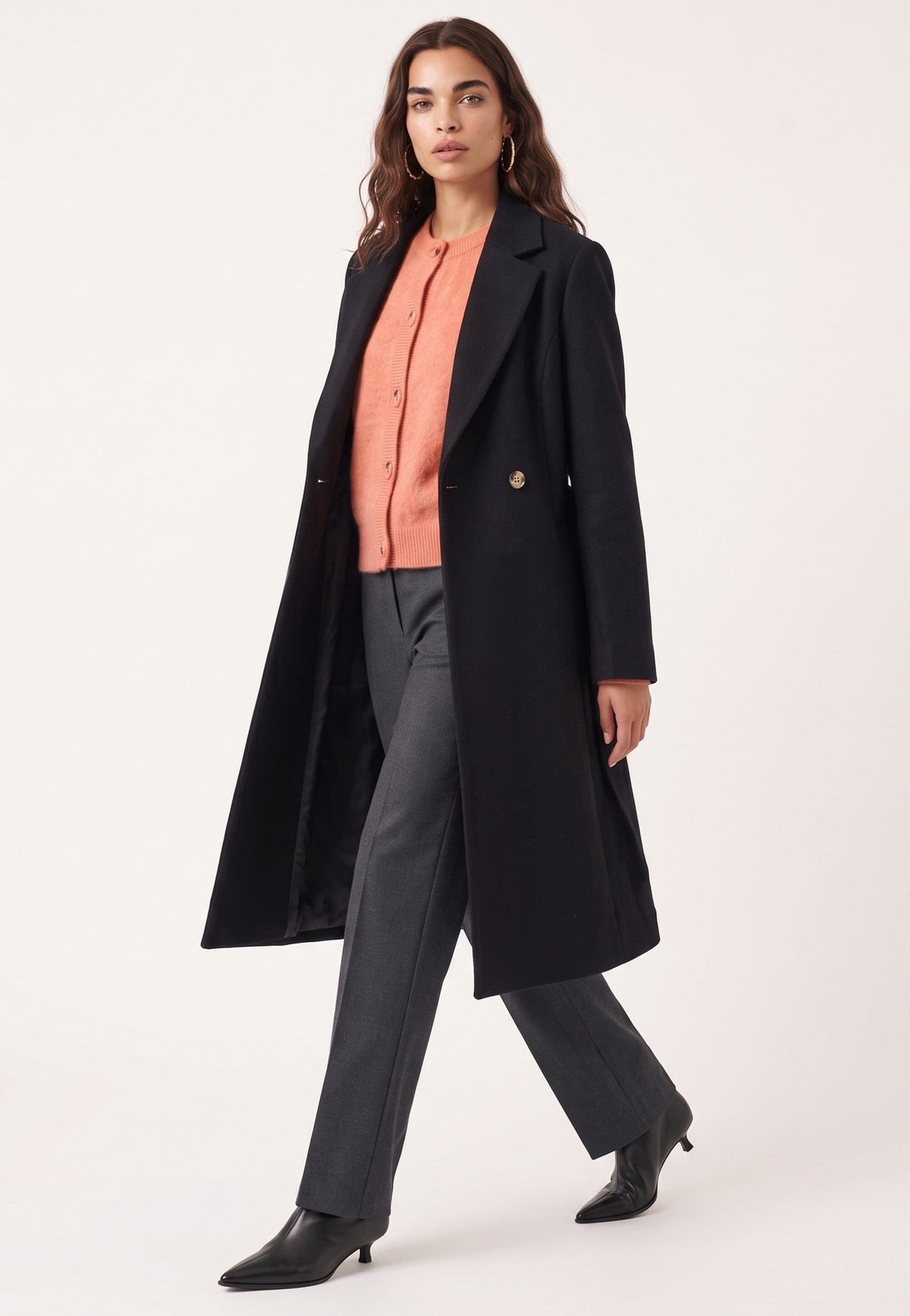 MANTEAU - DANTE - NOIR MANTEAU NEW KOOKAI Mode Kookai