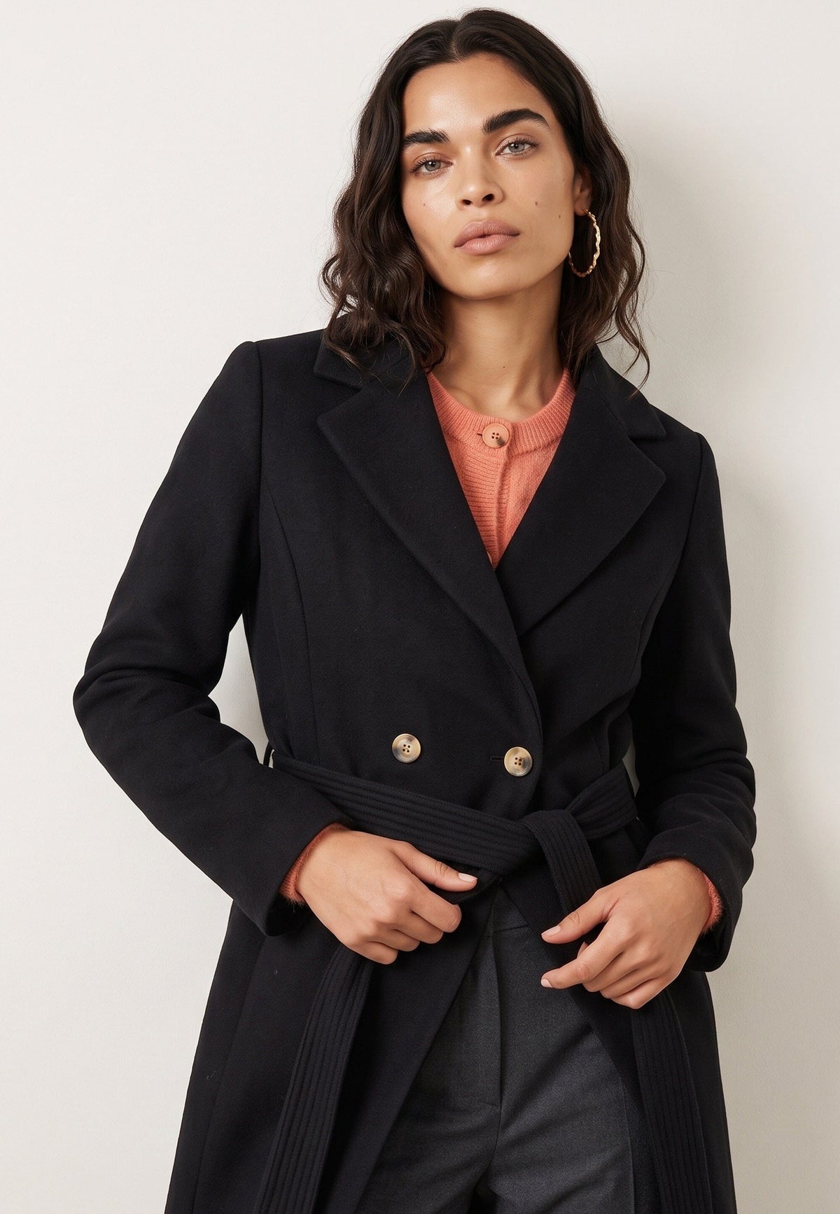 MANTEAU - DANTE - NOIR MANTEAU NEW KOOKAI Mode Kookai