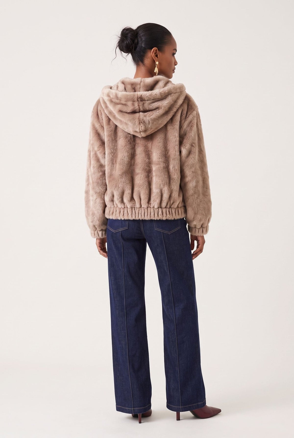 MANTEAU FOURRURE - D-BASTIAN - VISON MANTEAU NEW KOOKAI Mode Kookai