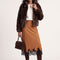 MANTEAU FOURRURE - DARKO - CHOCOLAT MANTEAU NEW KOOKAI Mode Kookai