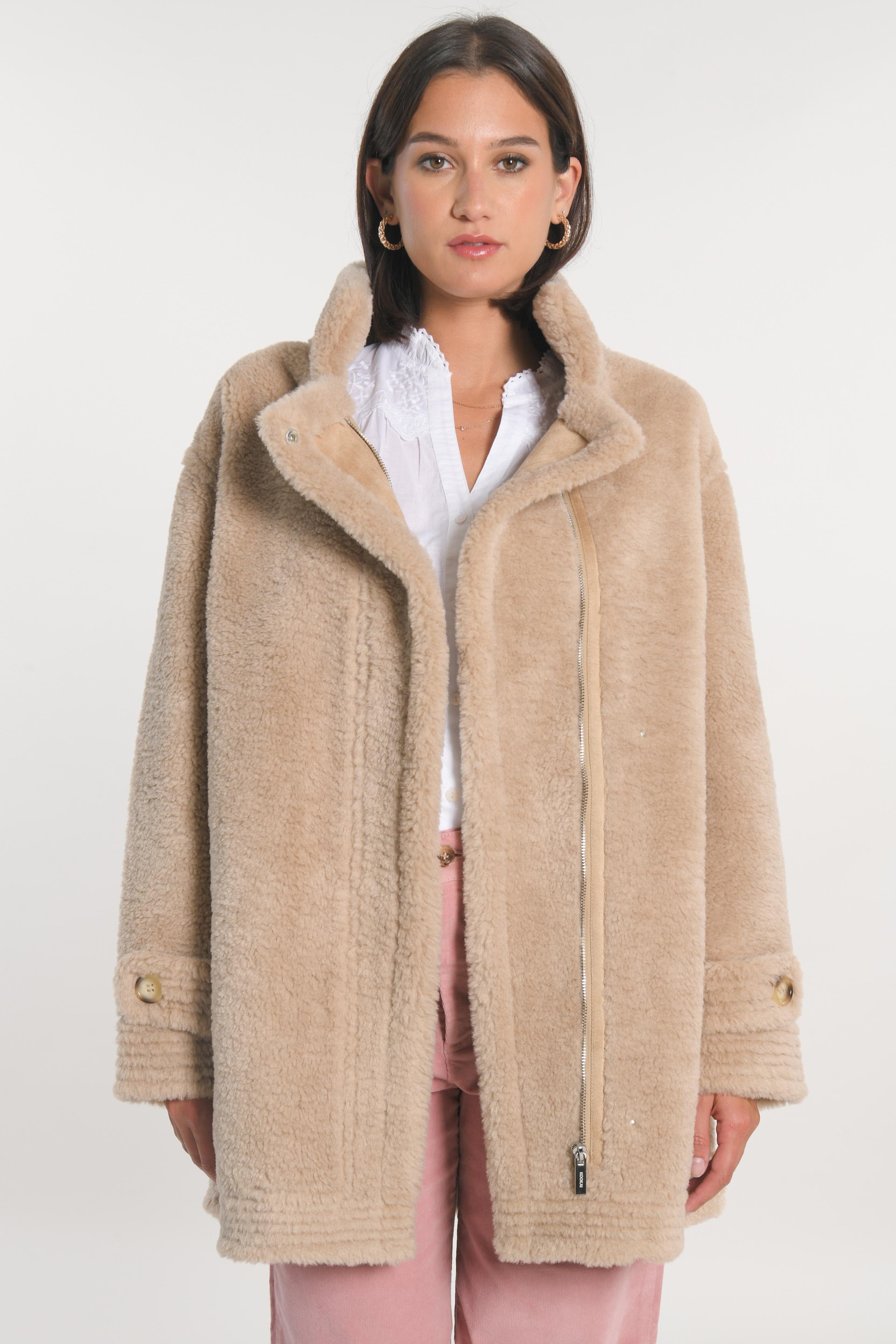 MANTEAU - KAREL - BEIGE MANTEAU KOOKAI Mode Kookai