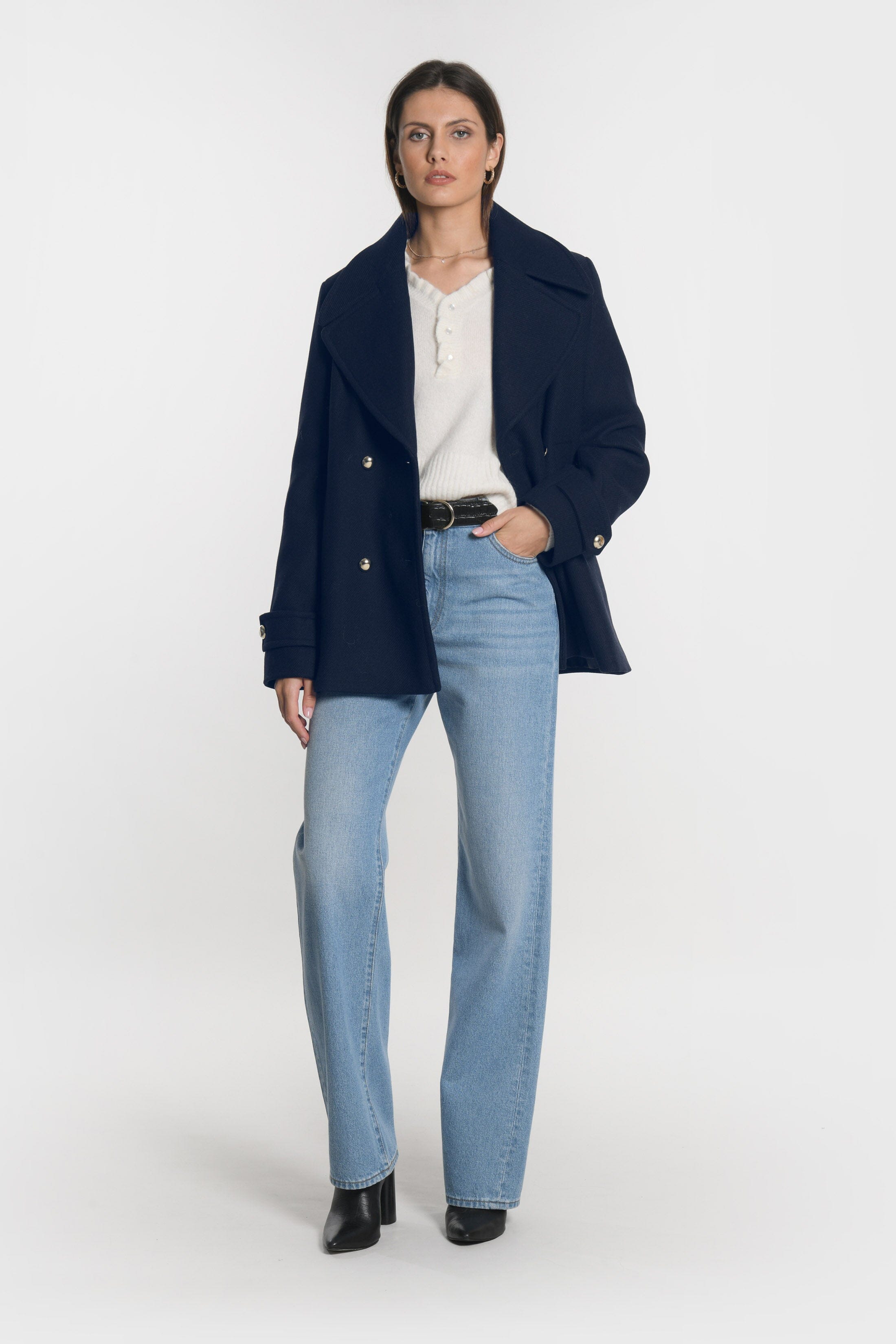 MANTEAU LENNOX NAVY MANTEAU KOOKAI Mode Kookai