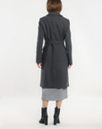 MANTEAU LONG - NAEL - ANTHRACITE MANTEAU KOOKAI Mode Kookai