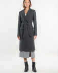 MANTEAU LONG - NAEL - ANTHRACITE MANTEAU KOOKAI Mode Kookai