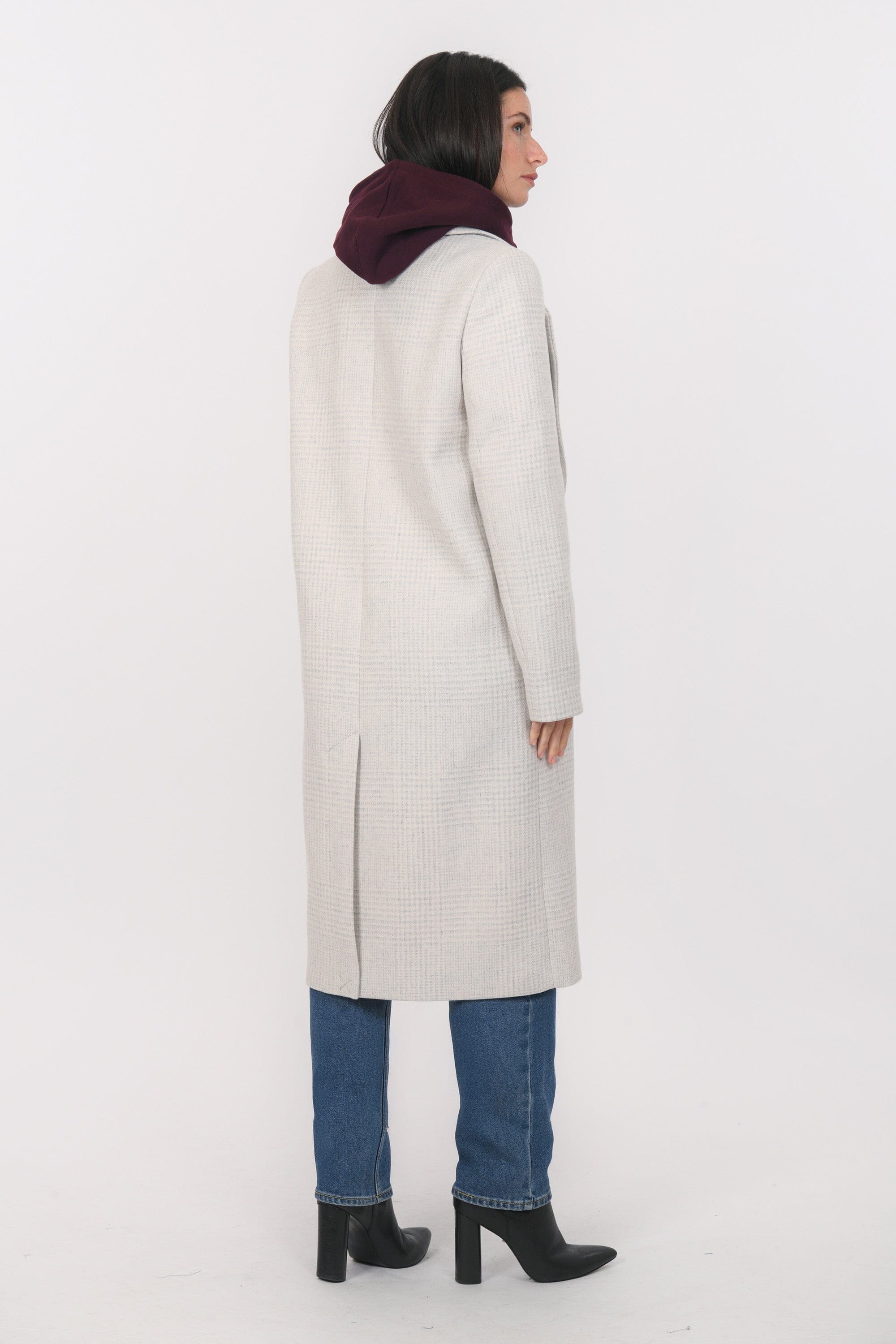 MANTEAU - NINA - ECRU GROSSES PIECES KOOKAI Mode Kookai