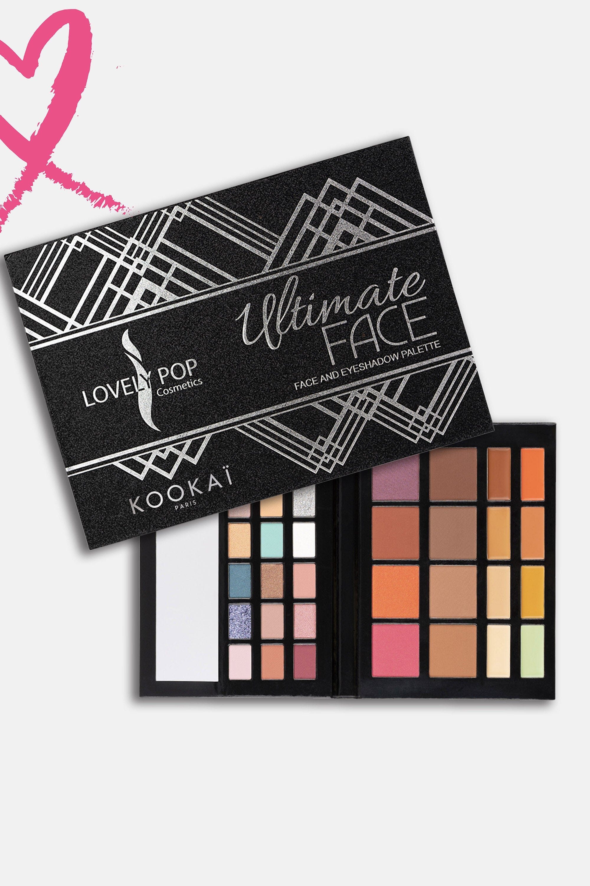 PALETTE MAKE-UP ULTIMATE FACE SILVER ACCESSOIRES KOOKAI Mode Kookai
