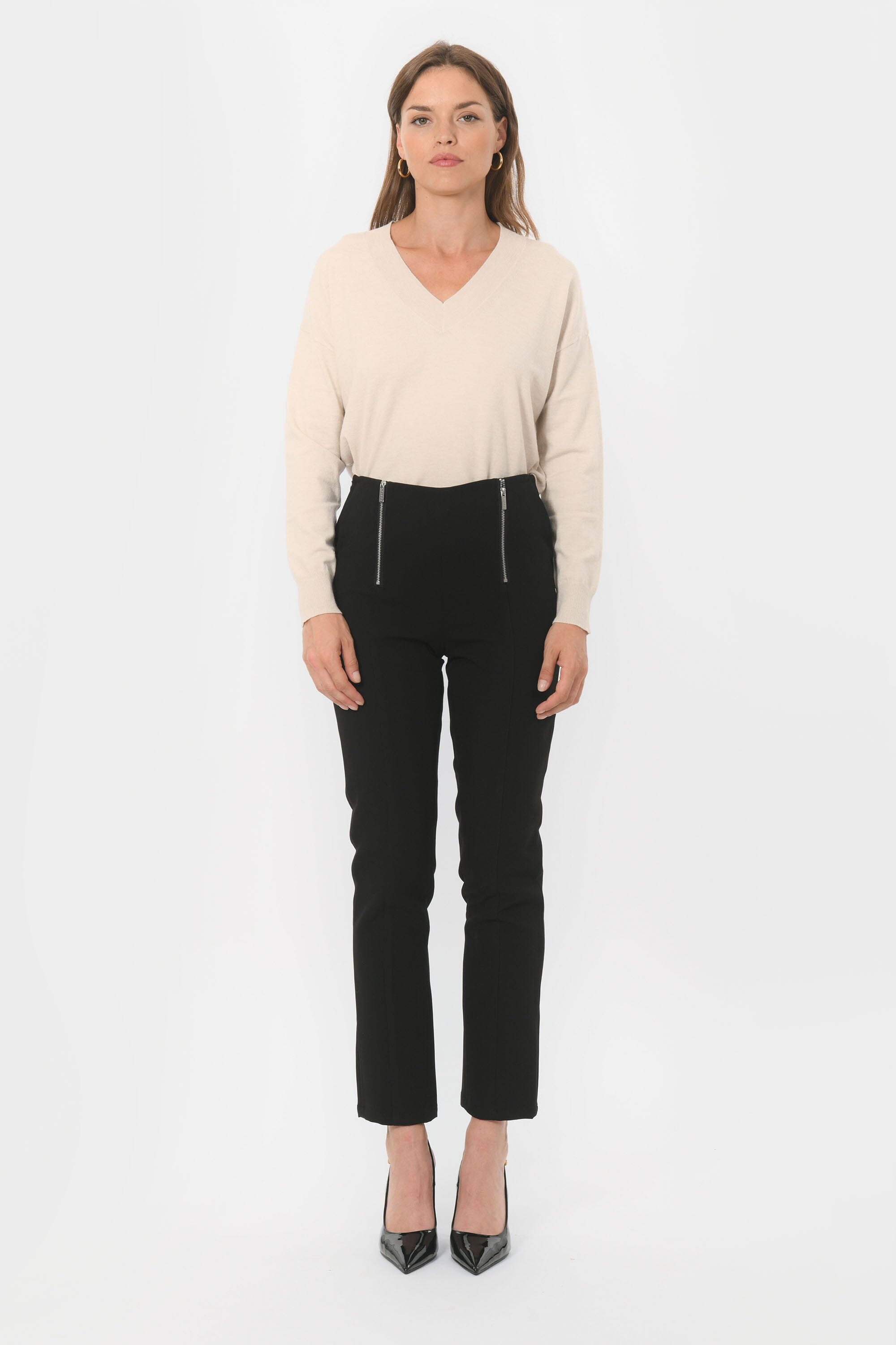PANTALON 7/8 - BIXENTE - NOIR PANTALON NEW KOOKAI Mode Kookai