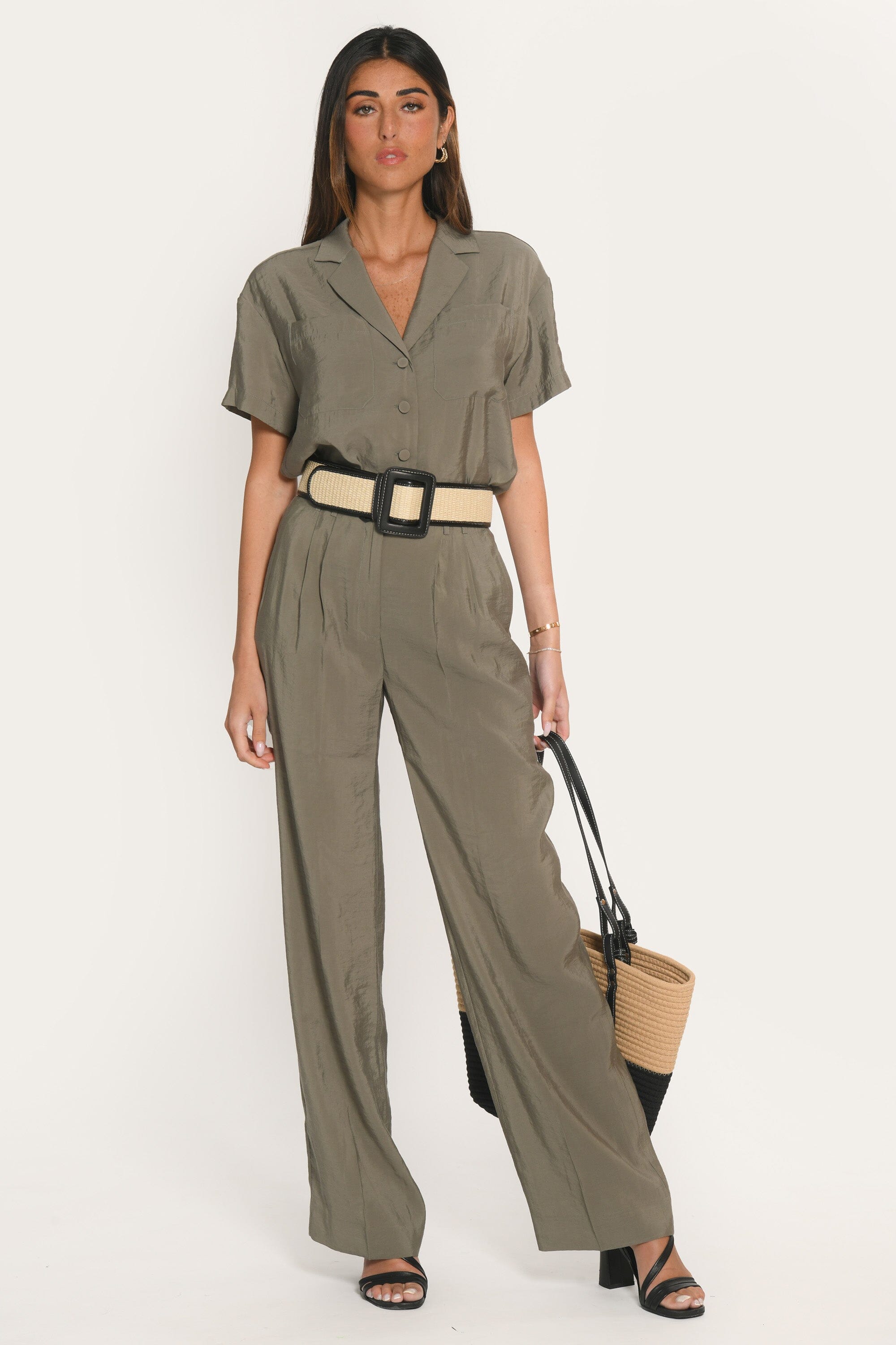 PANTALON - ADELE - KAKI PANTALON NEW KOOKAI Mode Kookai