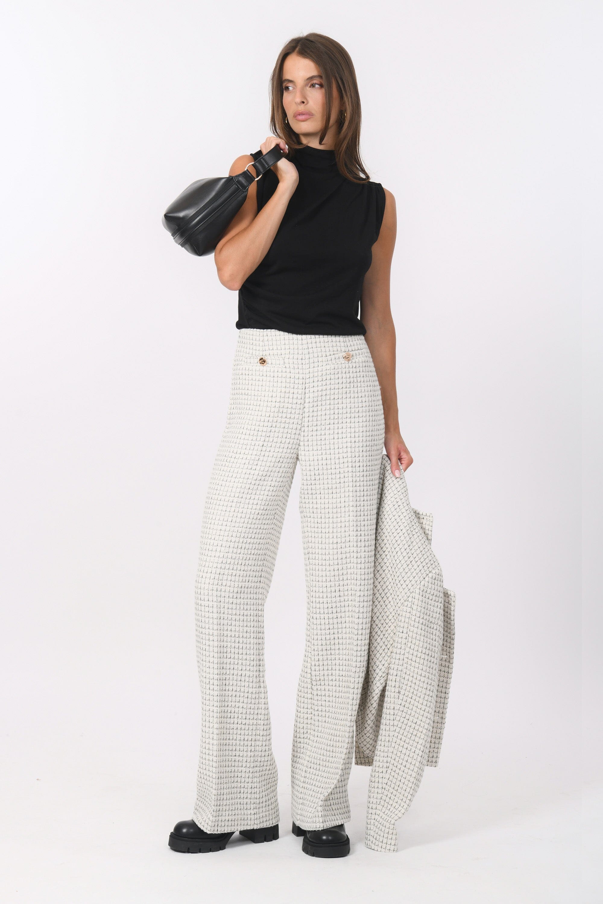 PANTALON - BAIONA - ECRU PANTALON NEW KOOKAI Mode Kookai