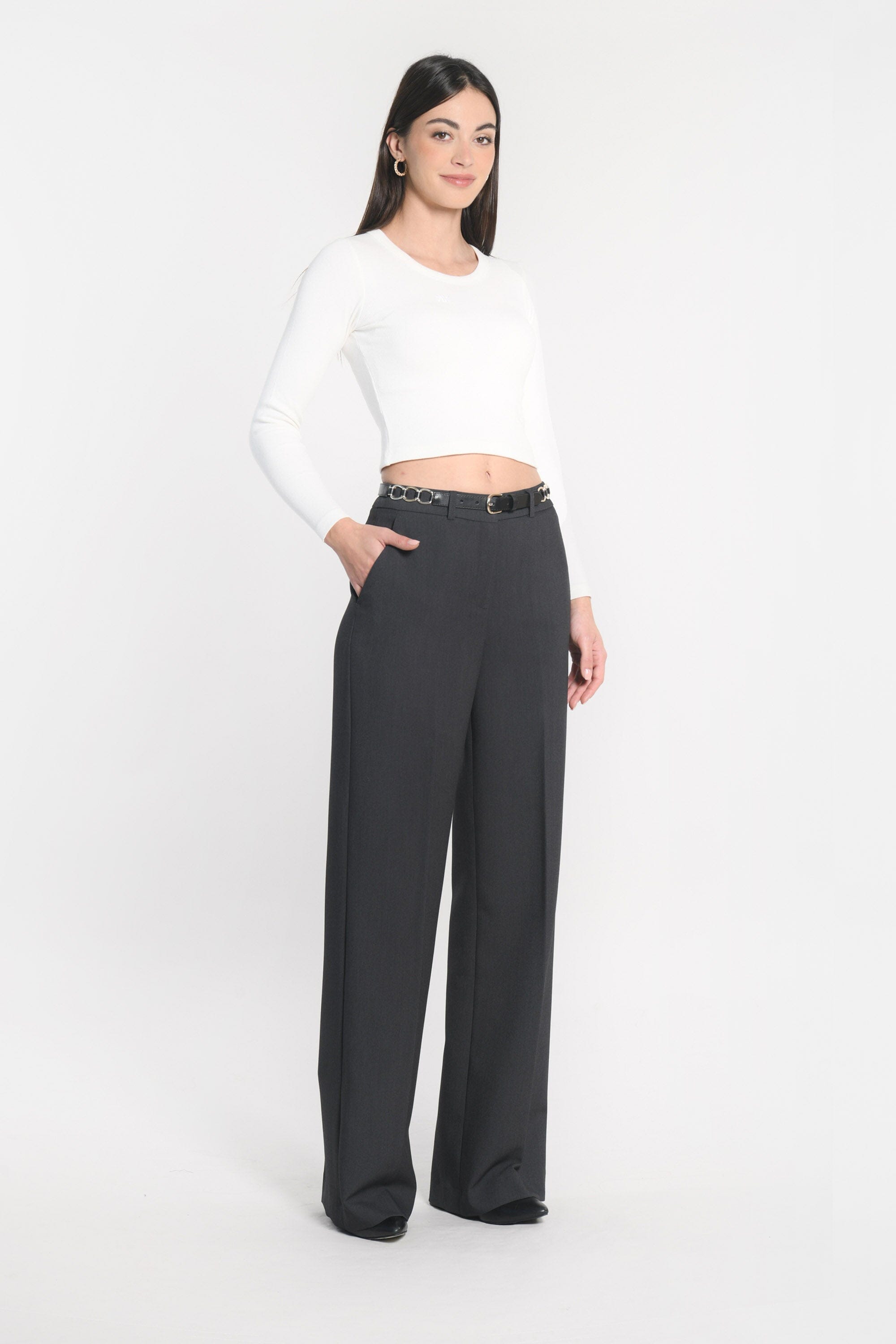 PANTALON BRITNEY GRIS PANTALON KOOKAI Mode Kookai