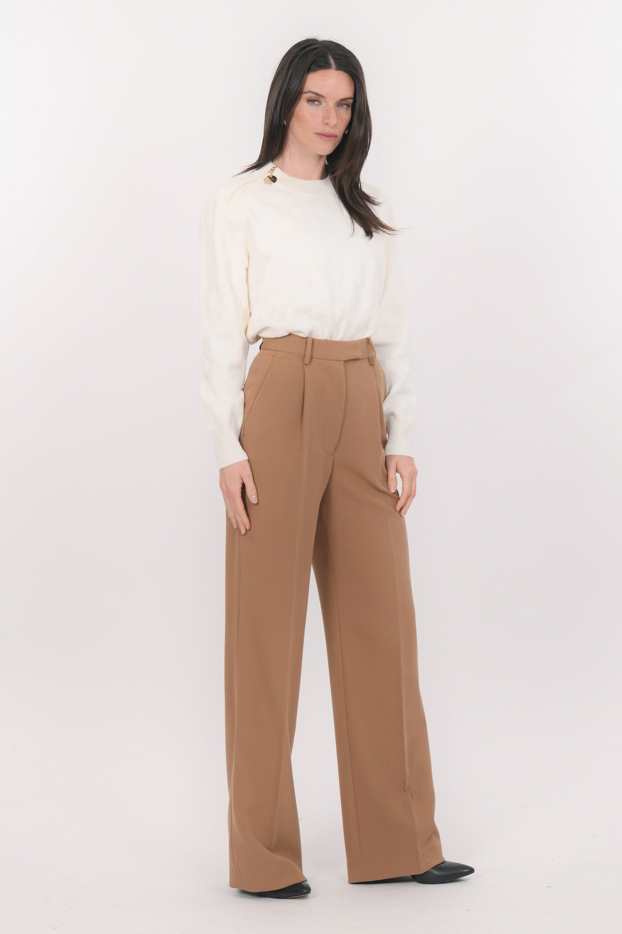 PANTALON - BROOKLYN - BEIGE PANTALON NEW KOOKAI Mode Kookai
