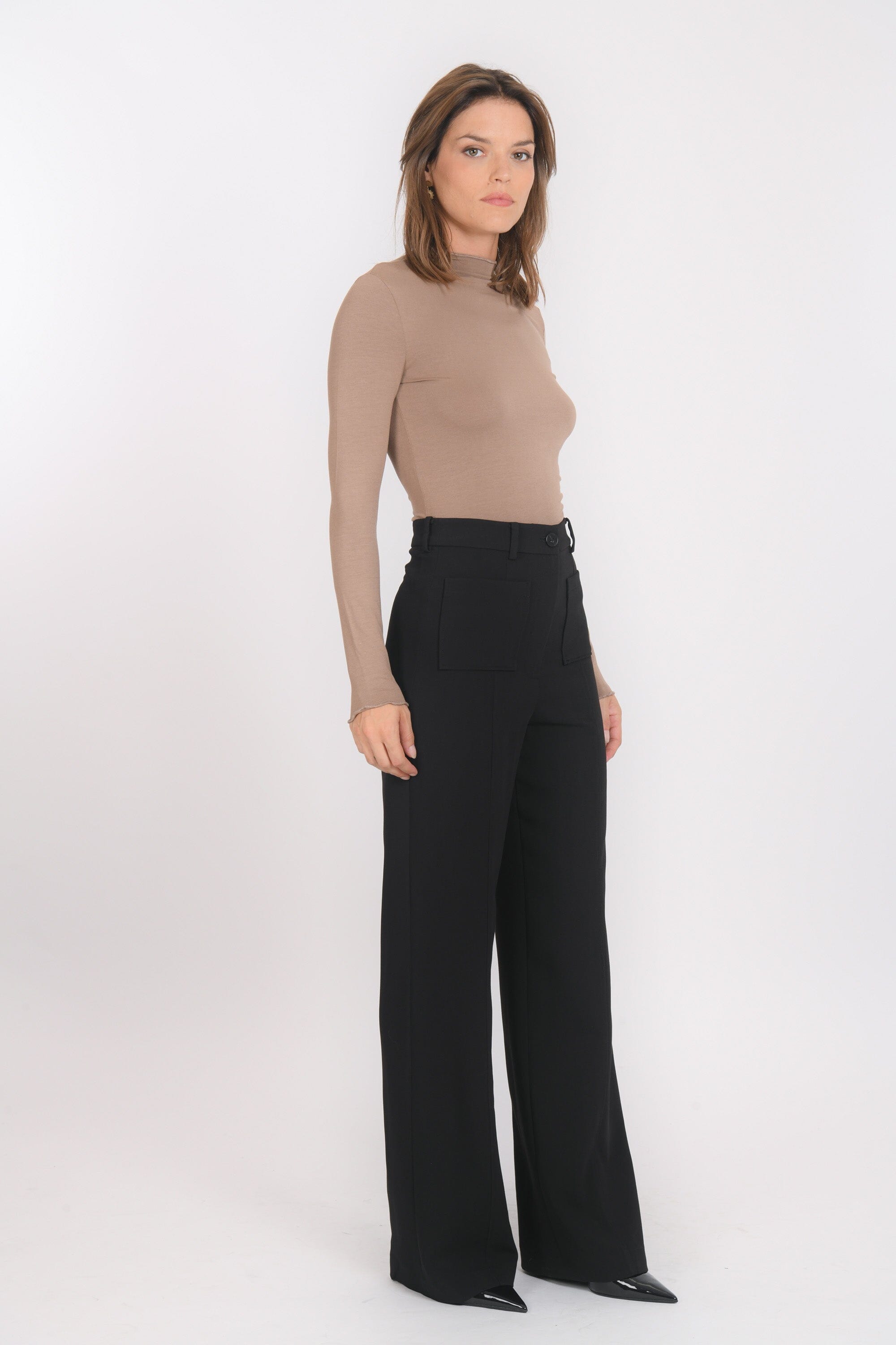 PANTALON - BROOKLYN - NOIR PANTALON NEW KOOKAI Mode Kookai