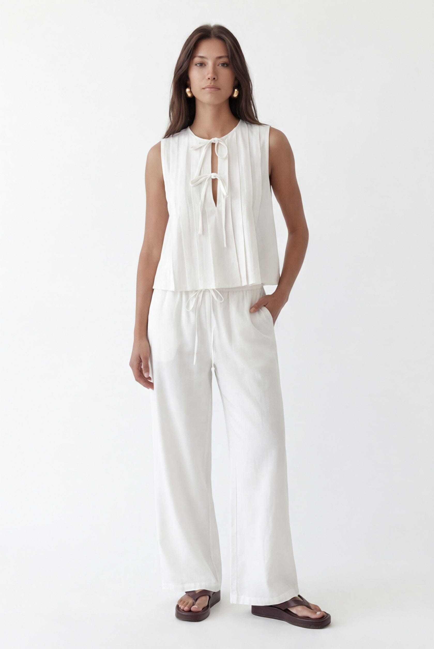PANTALON - CALETA - ECRU PANTALON NEW KOOKAI Mode Kookai