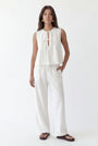 PANTALON - CALETA - ECRU PANTALON NEW KOOKAI Mode Kookai