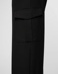 Pantalon cargo Charlie Noir PANTALON BAJHA TEXTILE Mode Kookai