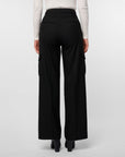 Pantalon cargo Charlie Noir PANTALON BAJHA TEXTILE Mode Kookai