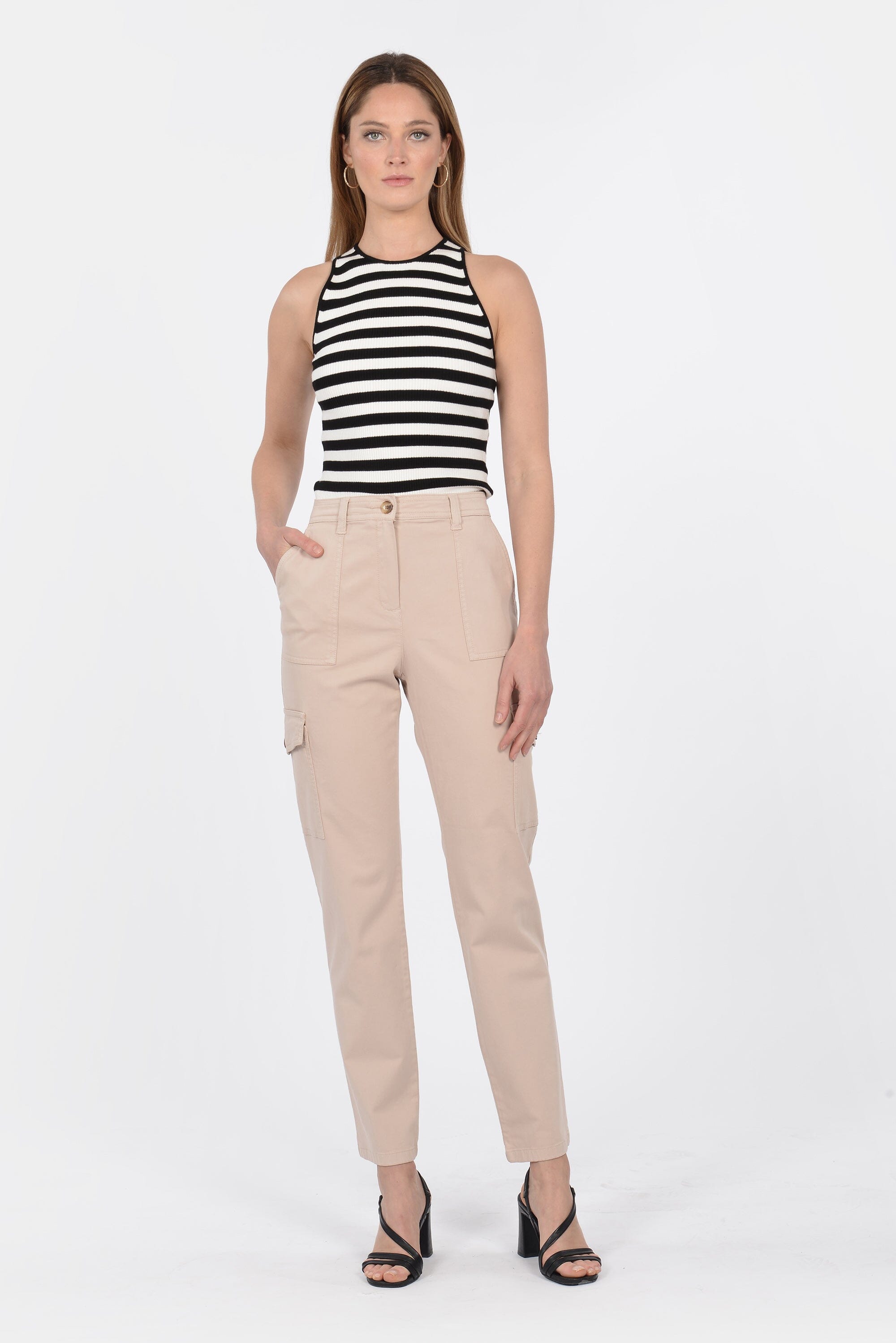 PANTALON CARGO TERRY BEIGE PANTALON SPORTWEAR KOOKAI Mode Kookai