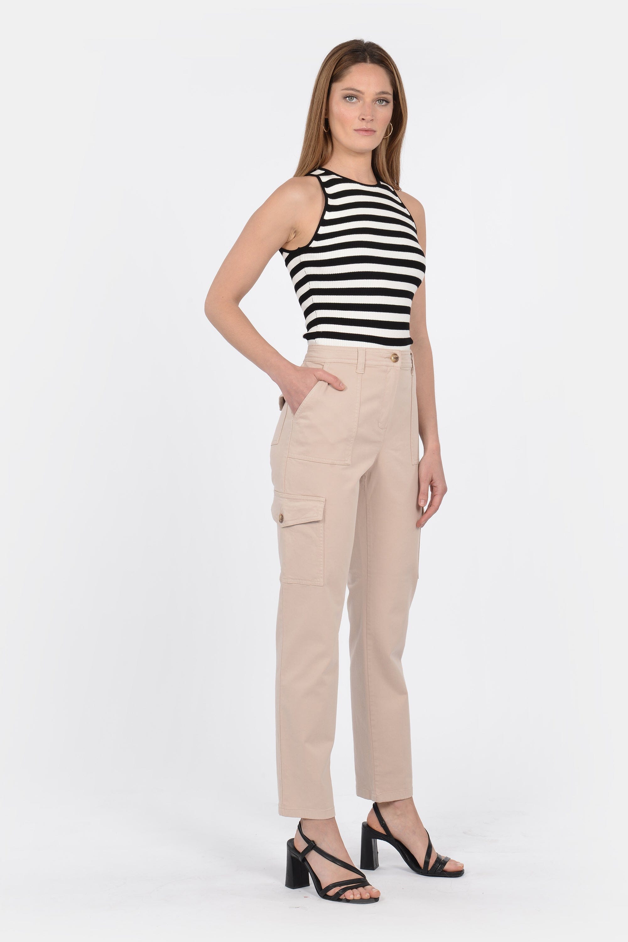PANTALON CARGO TERRY BEIGE PANTALON SPORTWEAR KOOKAI Mode Kookai