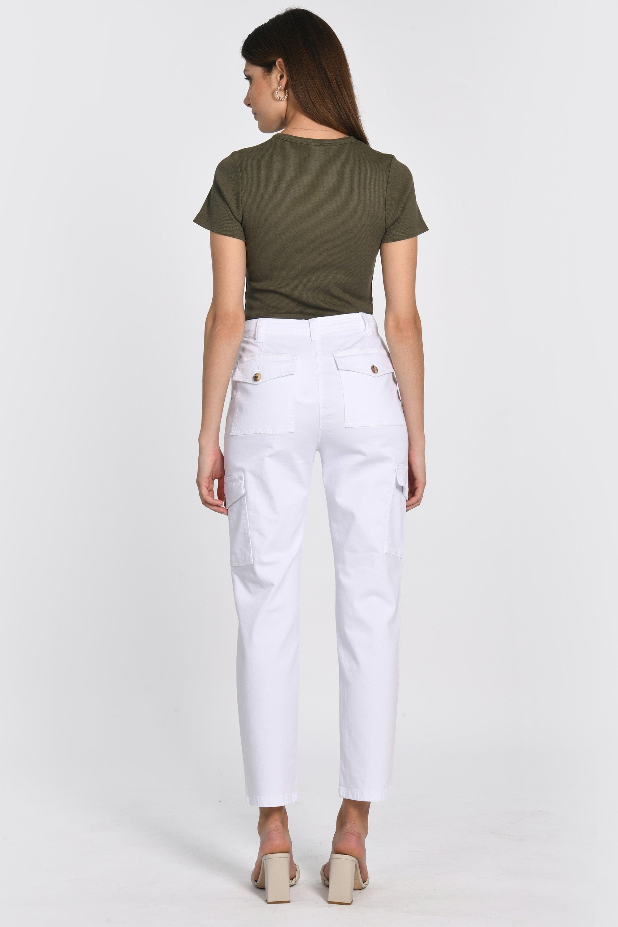 PANTALON CARGO TERRY BLANC PANTALON SPORTWEAR KOOKAI Mode Kookai