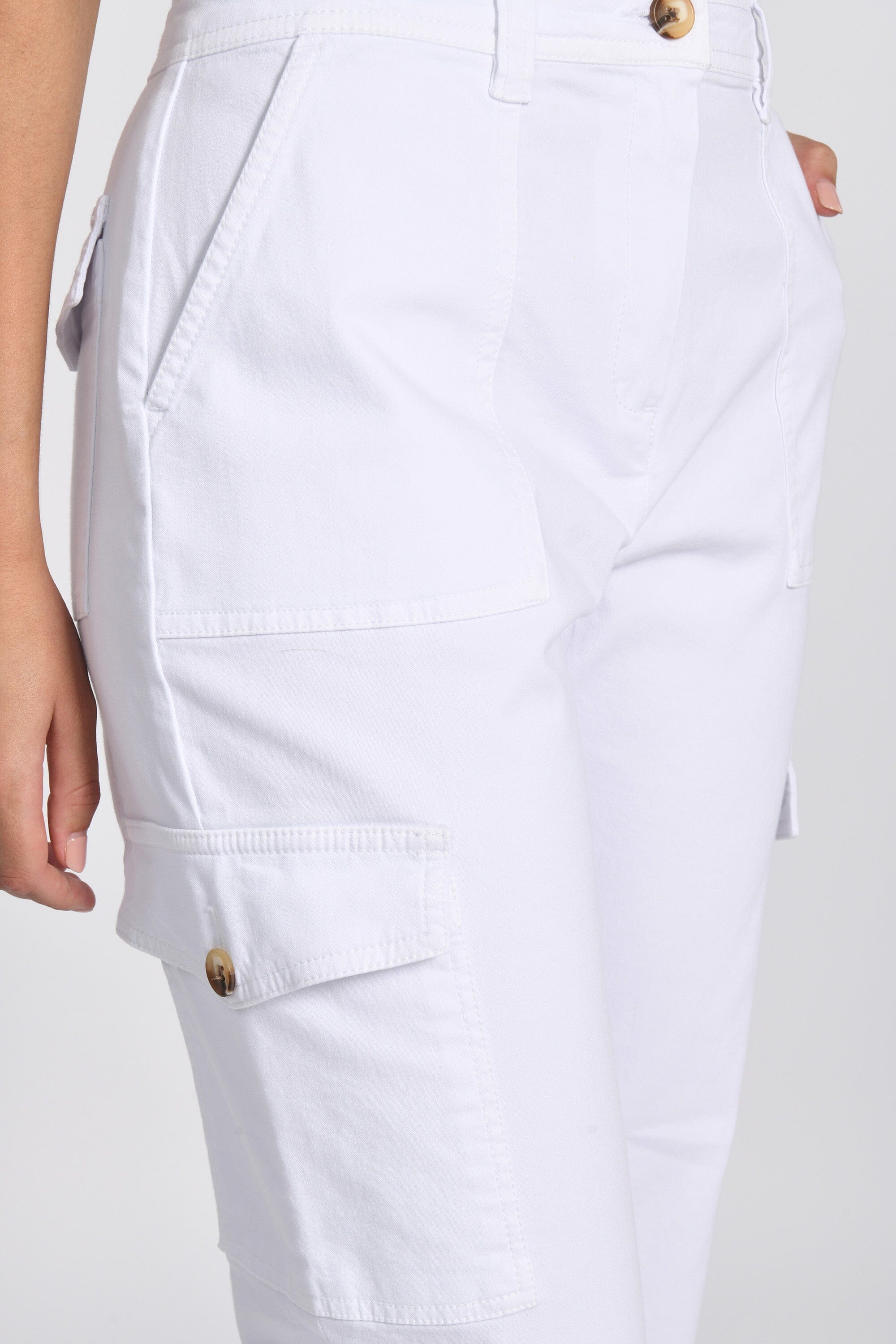 PANTALON CARGO TERRY BLANC PANTALON SPORTWEAR KOOKAI Mode Kookai