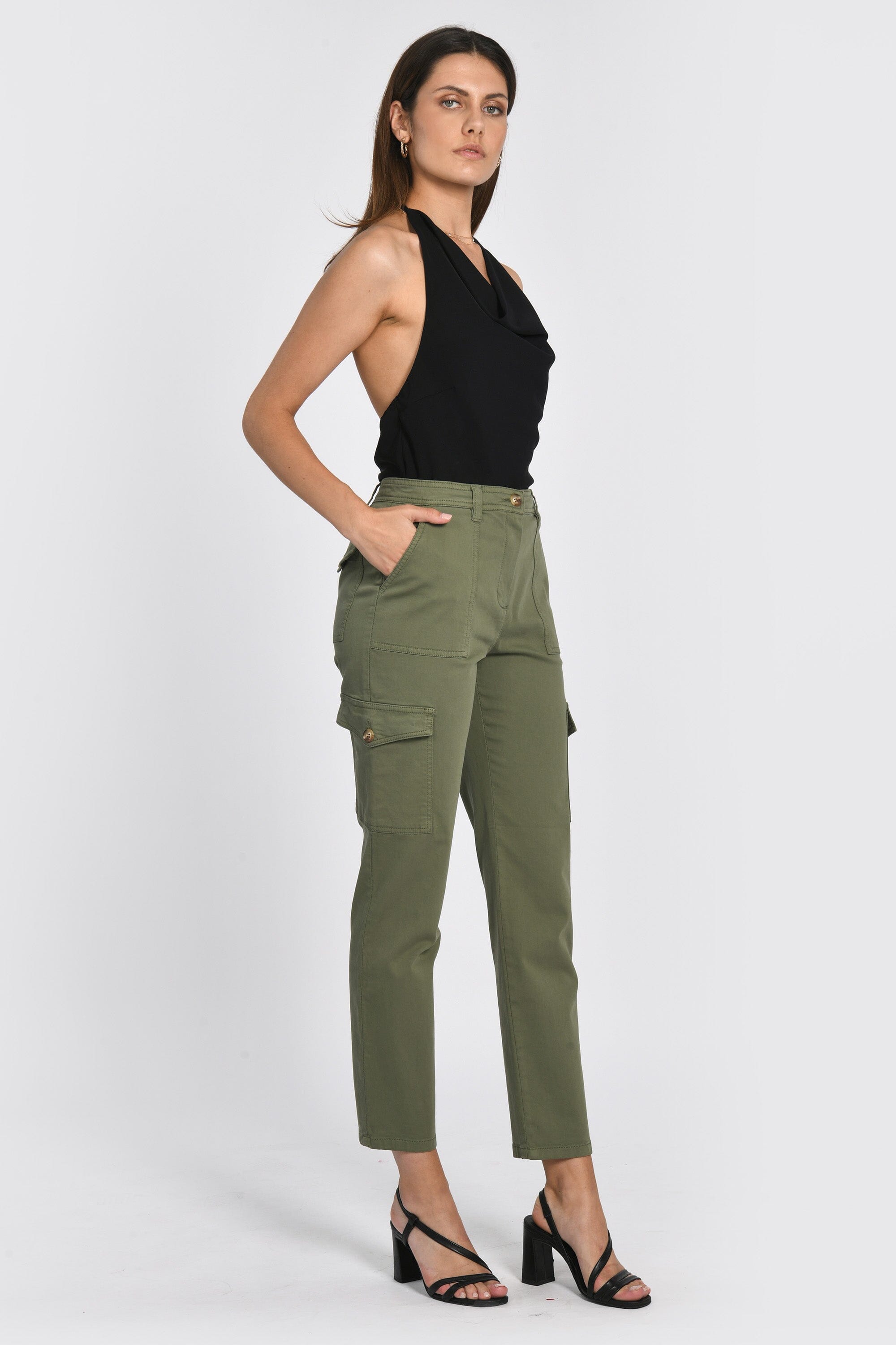 PANTALON CARGO TERRY KAKI PANTALON SPORTWEAR KOOKAI Mode Kookai