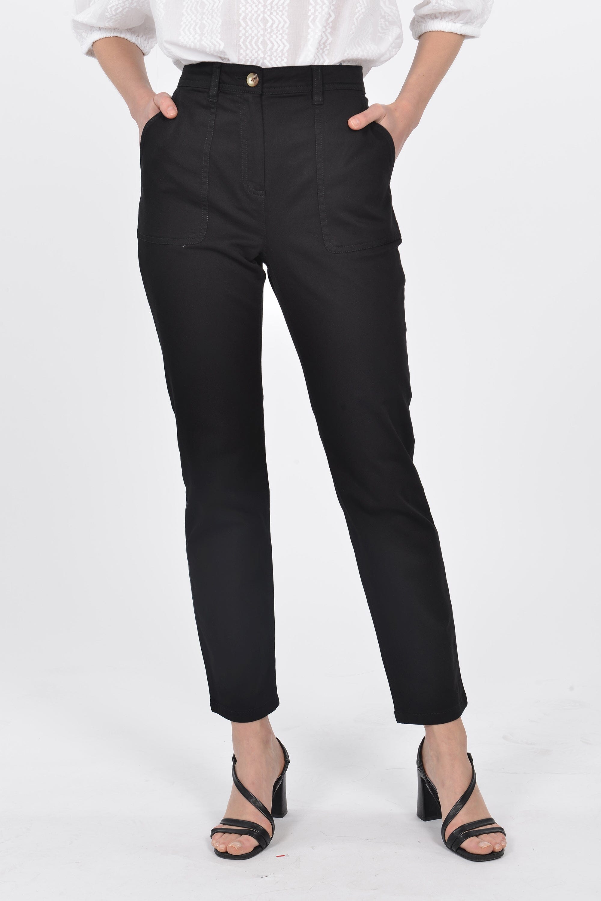 PANTALON CHINO RITCHIE NOIR PANTALON SPORTWEAR KOOKAI Mode Kookai