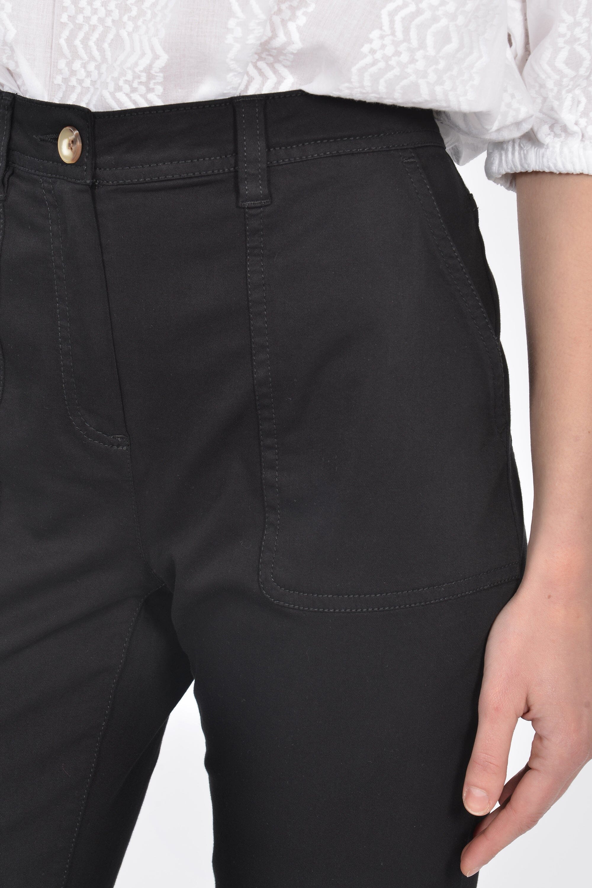 PANTALON CHINO RITCHIE NOIR PANTALON SPORTWEAR KOOKAI Mode Kookai