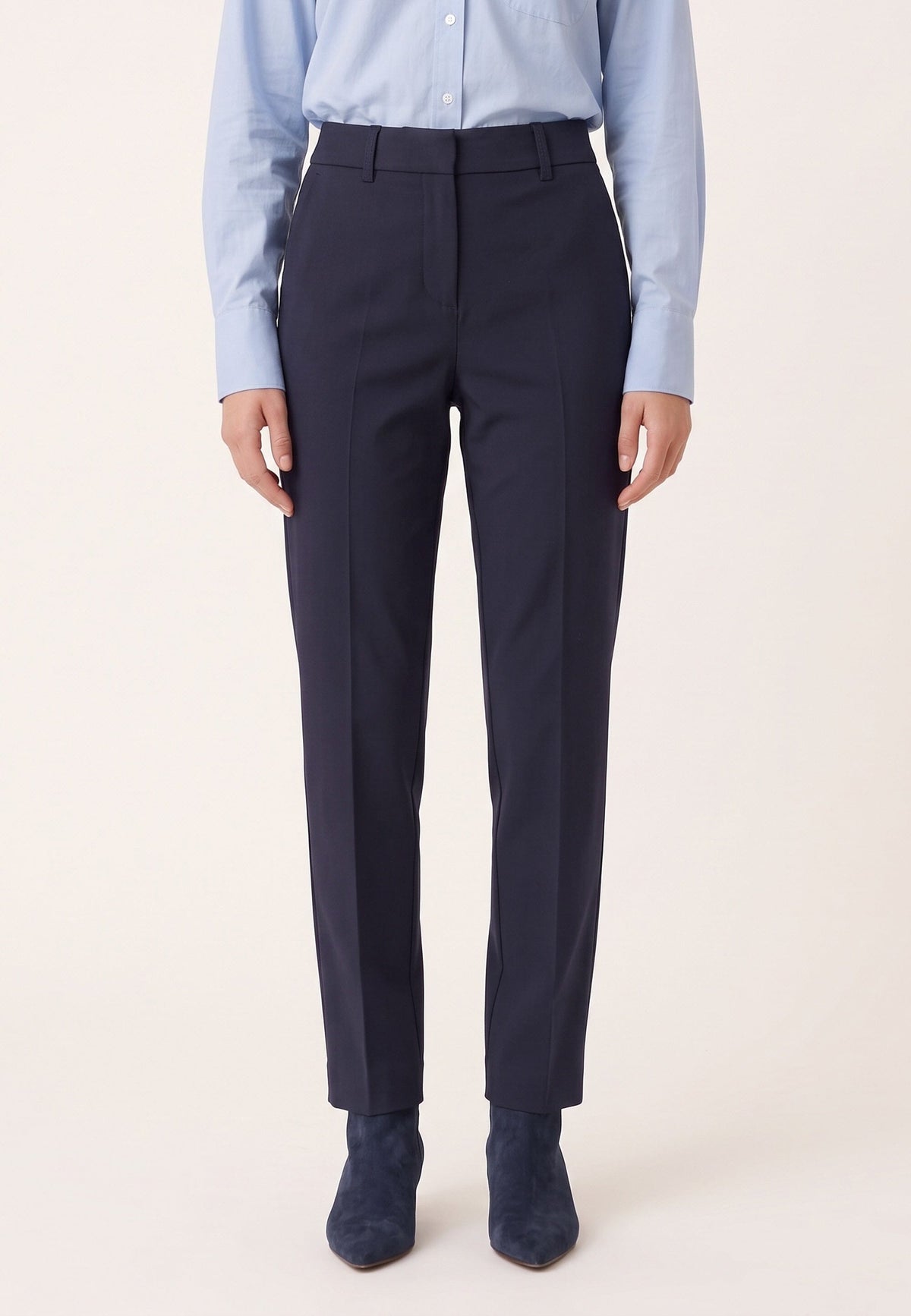 PANTALON CIGARETTE - DUFFY - NAVY PANTALON NEW KOOKAI Mode Kookai